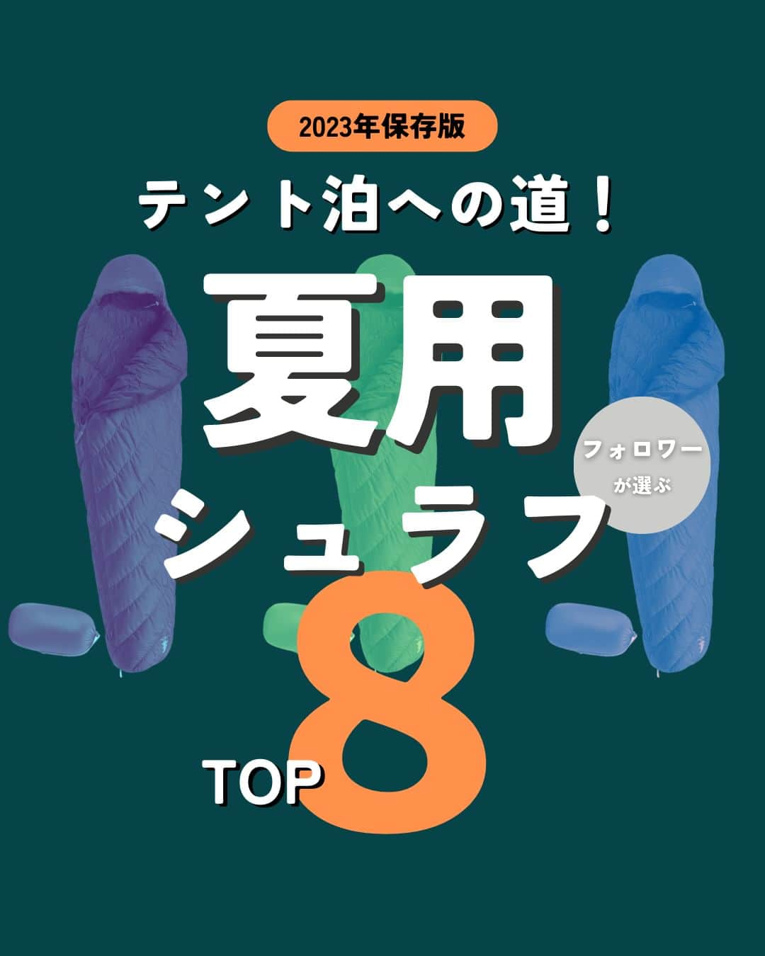 登山*トレッキング*アウトドア『.HYAKKEI』さんのインスタグラム写真 - (登山*トレッキング*アウトドア『.HYAKKEI』Instagram)「テント泊で重要なアイテム「寝袋」。 今回はフォロワーの皆さんが夏山シーズンにお使いの寝袋をうかがいました。 睡眠は翌日のパフォーマンスに直接影響してくるので、「寒くて寝られなかった」ということにならないよう、慎重に選びたいですね！  #hyakkeime #シュラフ #スリーピングバッグ #寝袋 #テント泊登山」5月8日 20時12分 - hyakkei_me