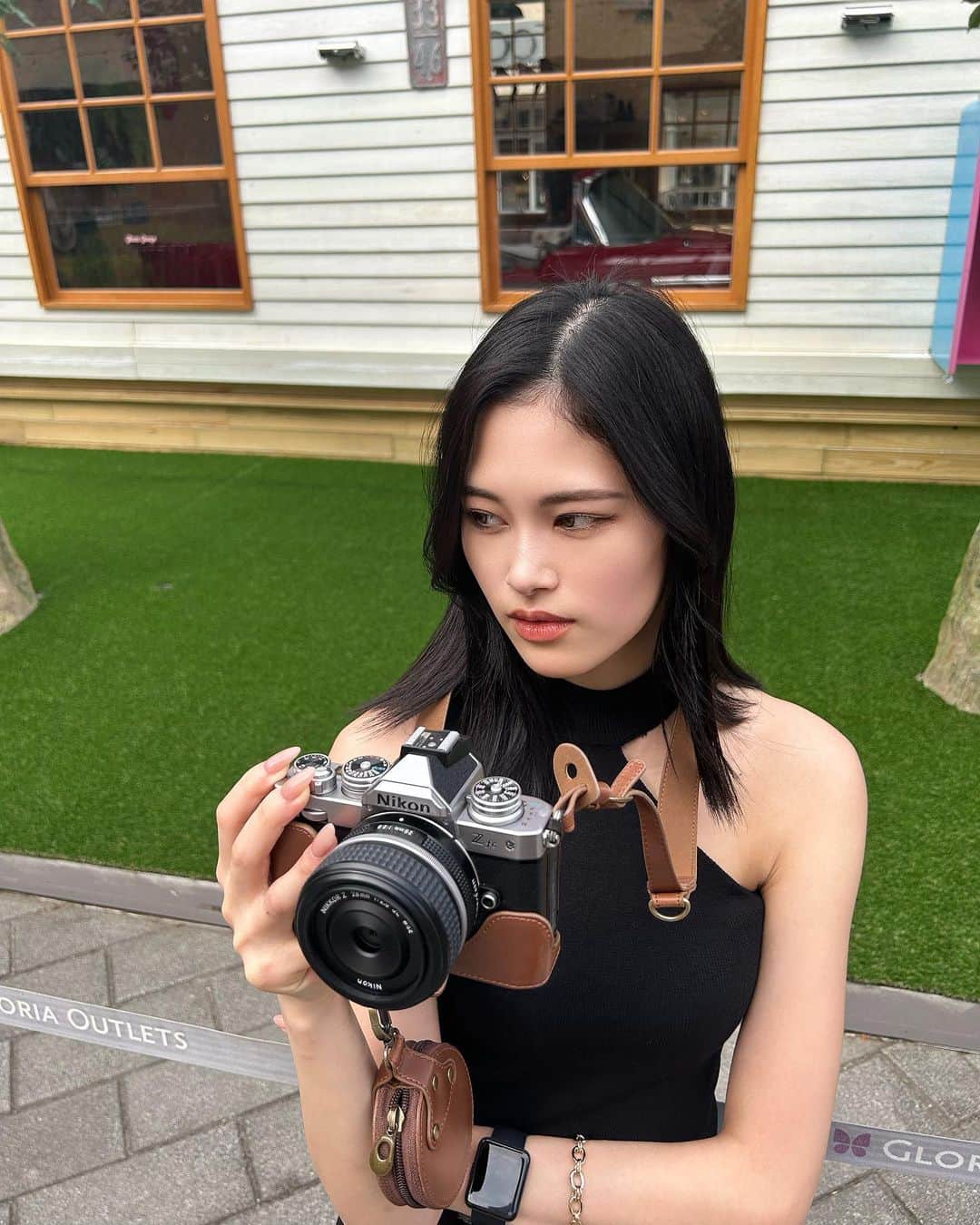 小山美玲のインスタグラム：「是別人的相機☺️  @tingli_akb48teamtp 謝謝你  #akb48teamtp #camera」
