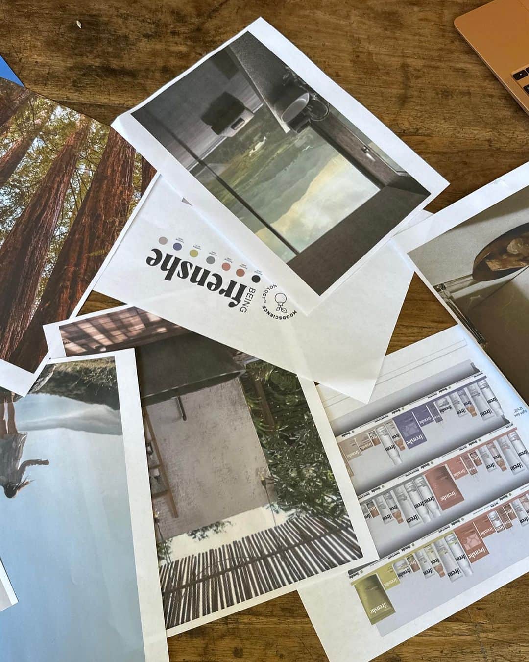 アシュレイ・ティスデイルのインスタグラム：「Workdays lately... some new @beingfrenshe and new @frensheinteriors projects got me feeling inspired!」