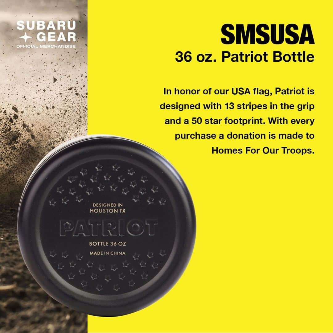 Subaru Rally Team USAさんのインスタグラム写真 - (Subaru Rally Team USAInstagram)「🥤Your 3rd @ has to get you this bottle.  Support the troops when you purchase the Subaru Motorsports USA 36 oz. Patriot Bottle. A portion of the proceeds goes to Home for our Troops. This stainless steel bottle has a sweat-free design & keeps beverages at the ideal temperature.  Get yours today: subarugear.com  #subaru #rally #motorsports #drinkware #bottle」5月5日 0時05分 - subarumotorsportsusa