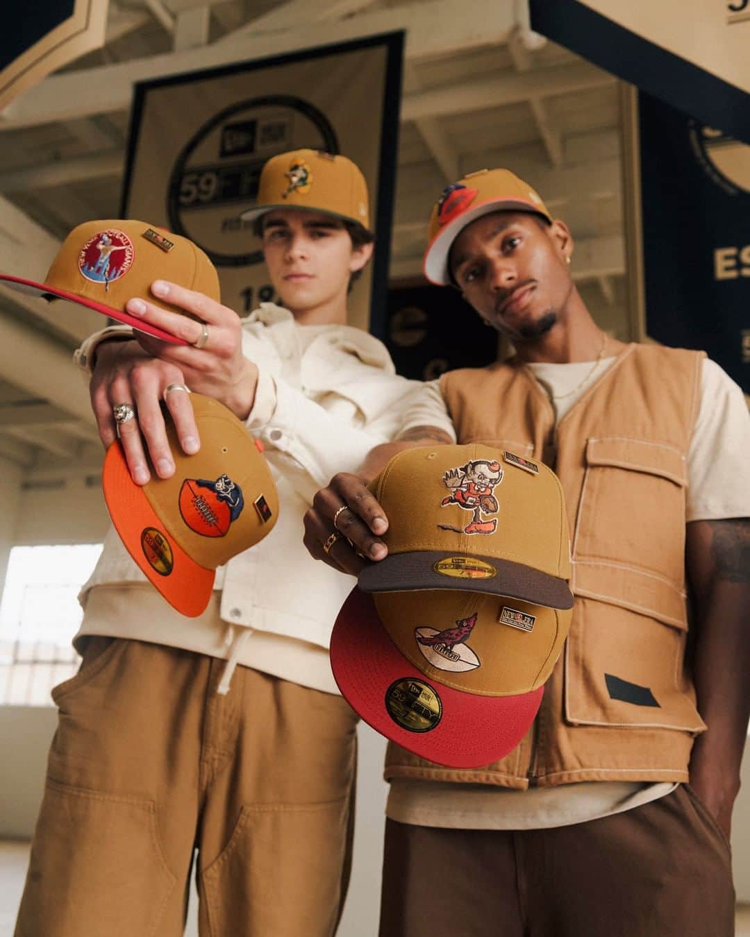ニューエラ・キャップのインスタグラム：「Shop NFL caps from our 59FIFTY Day Collection, available now at the link in our bio.」