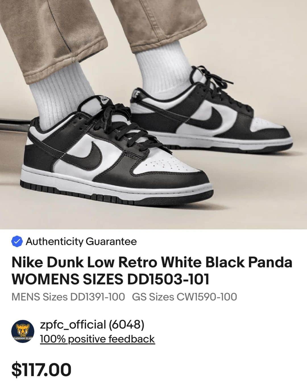 Nice Kicksさんのインスタグラム写真 - (Nice KicksInstagram)「UPDATE: Those sold out quick! 😳 Download the Nice Kicks app and sign up for SMS alerts to get more deals like this at the LINK IN BIO 📲  Original caption: Panda Dunks for $117 👀 @nicedrops」5月5日 1時06分 - nicekicks