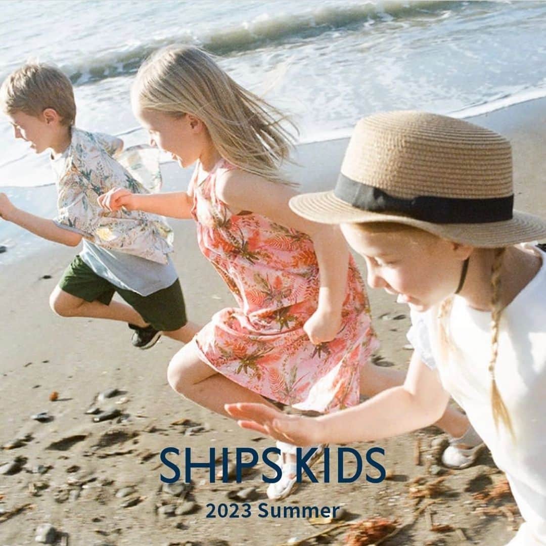 伊藤信子のインスタグラム：「for @ships_kids_official summer🌻 #itonobukoworks」