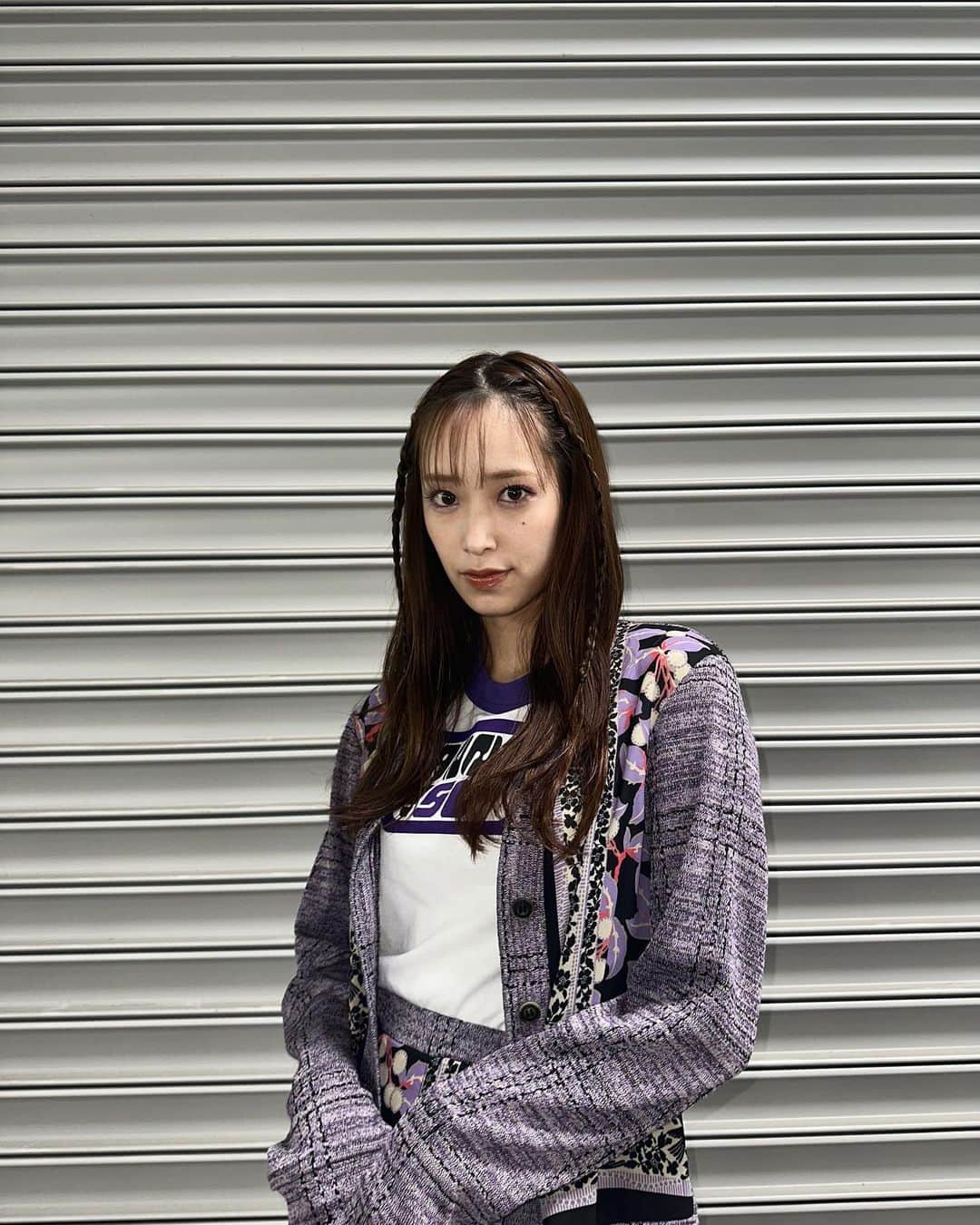 佐々木久美のインスタグラム：「@annasui ありがとうございました🪻🖤 #ガルアワ2023SS #kumigram」