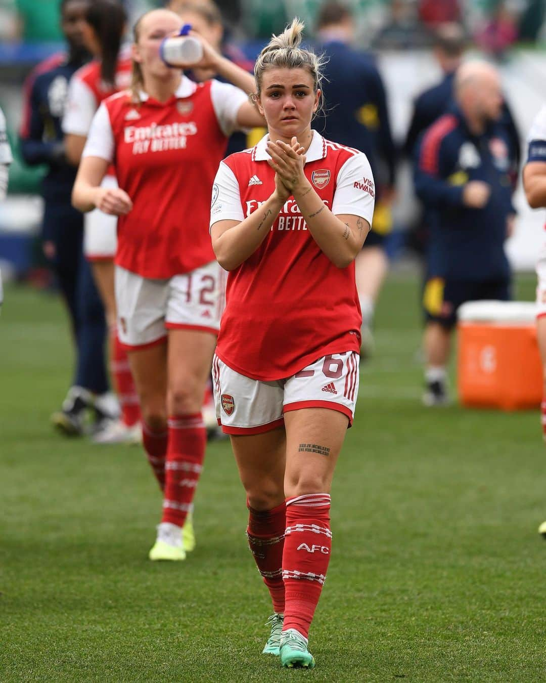 Arsenal Ladiesさんのインスタグラム写真 - (Arsenal LadiesInstagram)「Laura Wienroither suffered a ruptured anterior cruciate ligament in our match against Wolfsburg at Emirates Stadium on Monday evening.  Laura was substituted in the 82nd minute of our UEFA Women’s Champions League semi-final and has subsequently undergone testing to determine the extent of the injury.  Laura will undergo surgery in due course and will be sidelined for an extended period.  Everyone at the club will now be supporting Laura and working hard to support her recovery and return to action.  We’re all right behind you, @laura_wienroither ❤️」5月4日 18時03分 - arsenalwfc