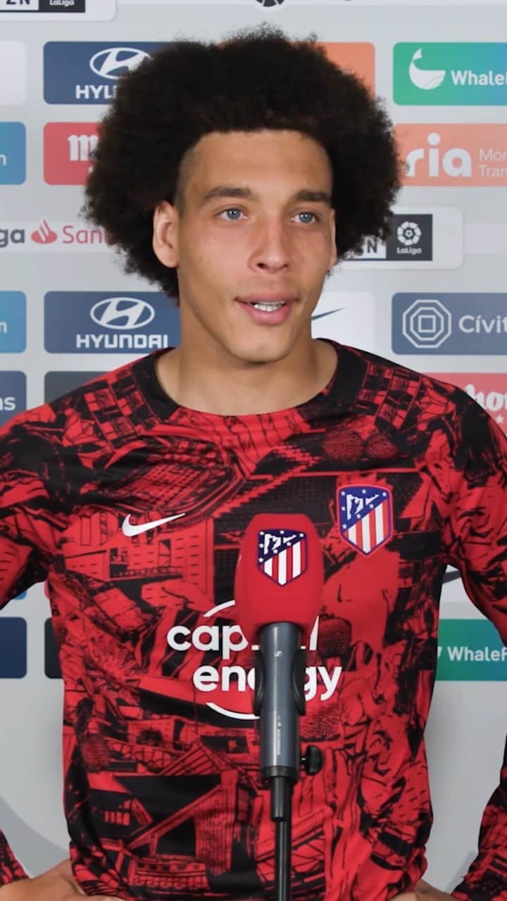 アクセル・ヴィツェルのインスタグラム：「❝El ambiente en el @CivitasMetropolitano siempre es una locura. Estamos felices❞  — Axel Witsel」