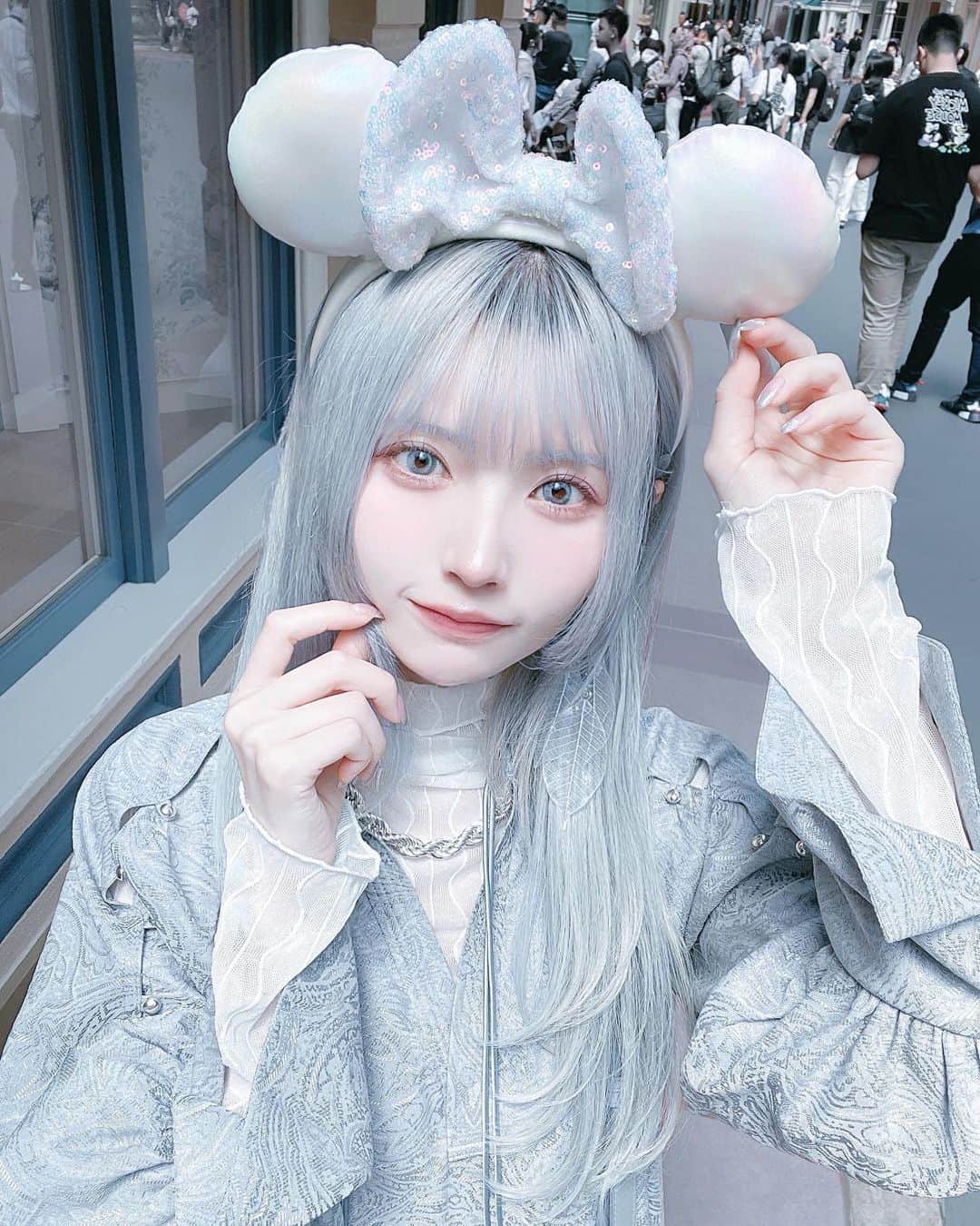 仲川琉菜のインスタグラム：「🤍🩵🩶」