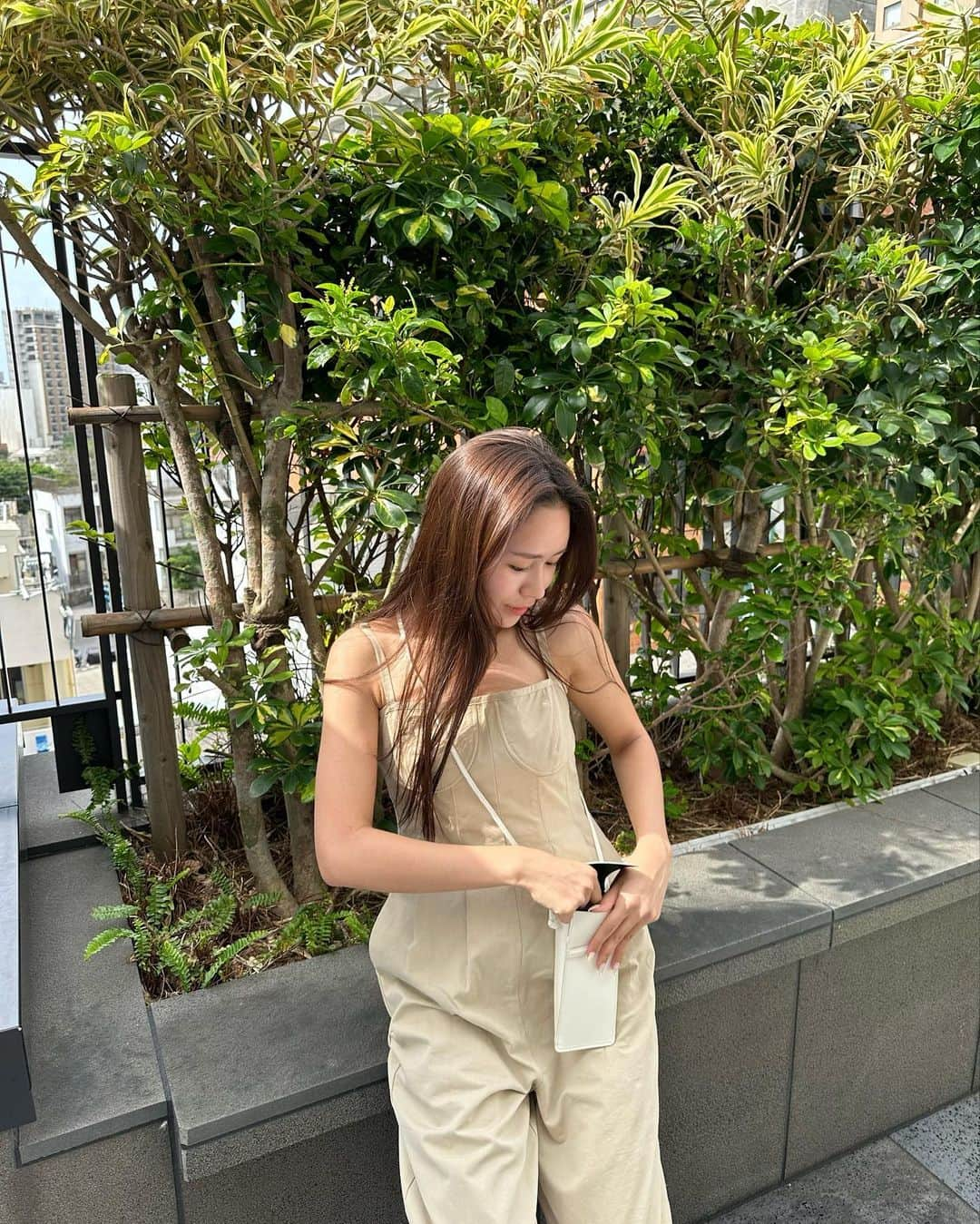 森英奈さんのインスタグラム写真 - (森英奈Instagram)「やっと着れたロンパース🧚‍♂️あったかくなってきてうれしい〜  @rielle_riche  #rielle_riche #リエルリシェ」5月4日 19時40分 - hana_mori18