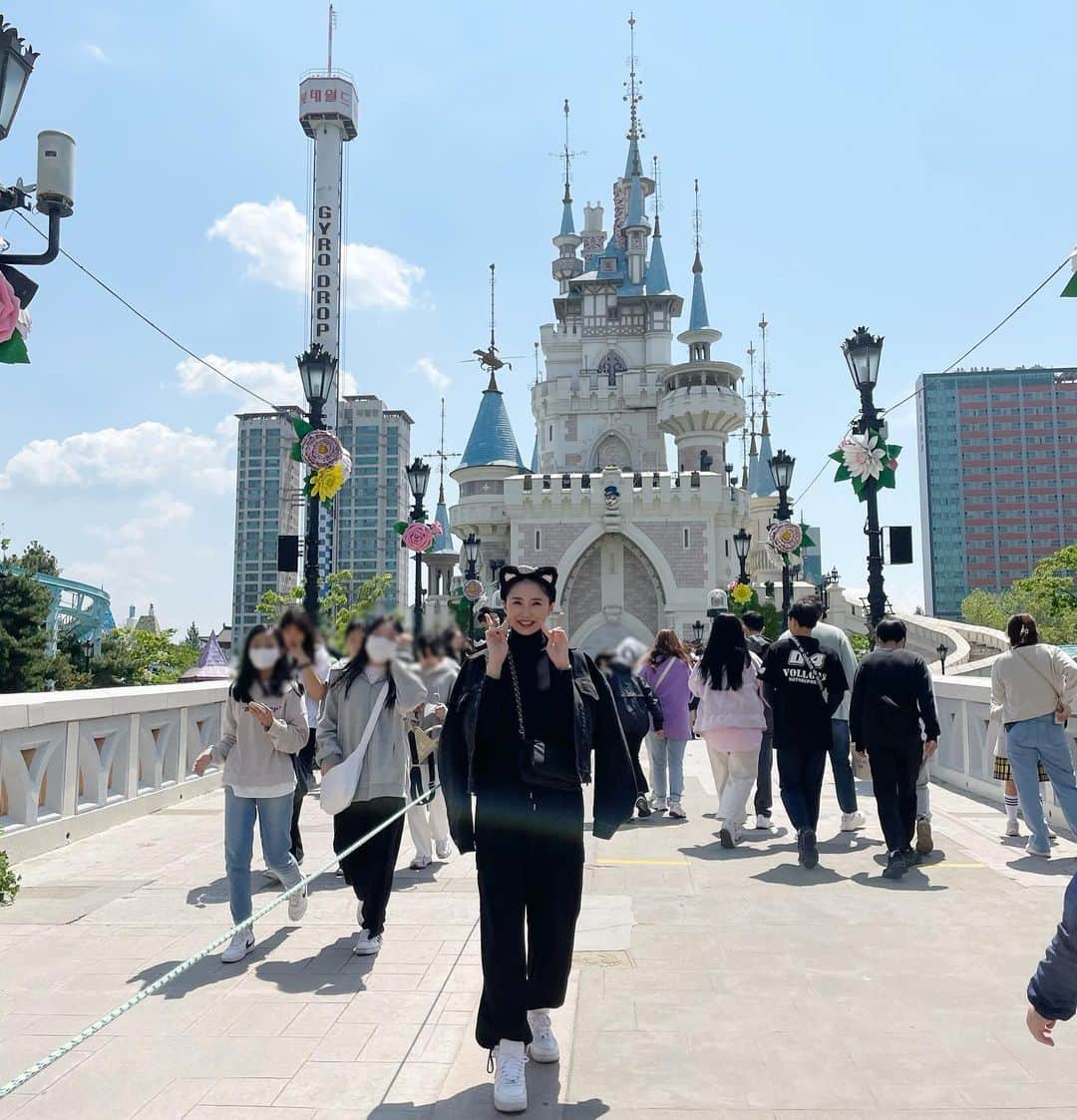 のインスタグラム：「ロッテワールド楽しすぎました🏰」