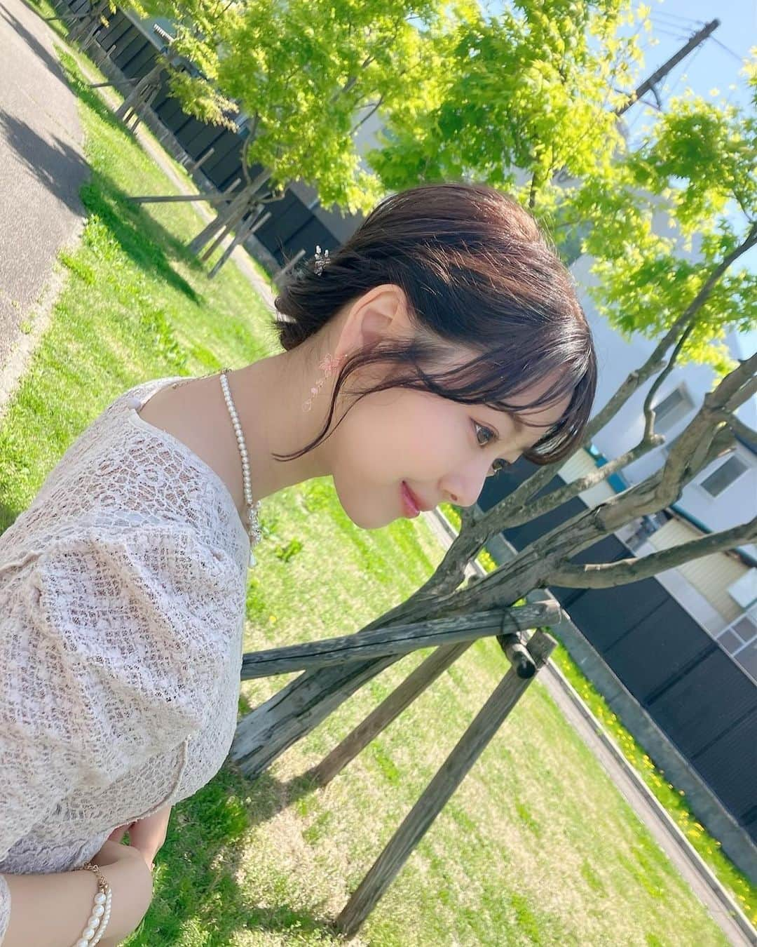 田中杏樹さんのインスタグラム写真 - (田中杏樹Instagram)「ちなみに今日の髪型お気に入り💕 シニヨン！！  #ミディアムヘア#ヘアアレンジ#シニヨン」5月4日 21時19分 - tanaka_anju