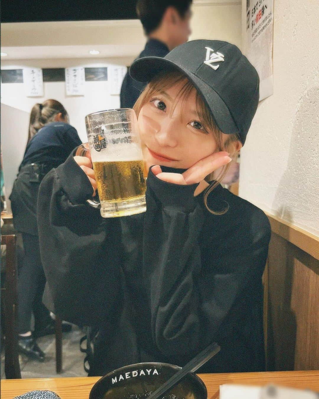 神田風音のインスタグラム：「わーい🍺」