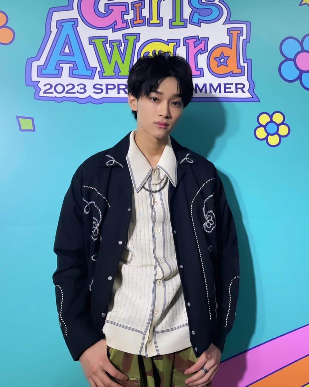 のインスタグラム：「GirlsAward 2023 SPRING/SUMMER  最高に元気もらいました  ありがとうございました!!   #ガルアワ2023ss」