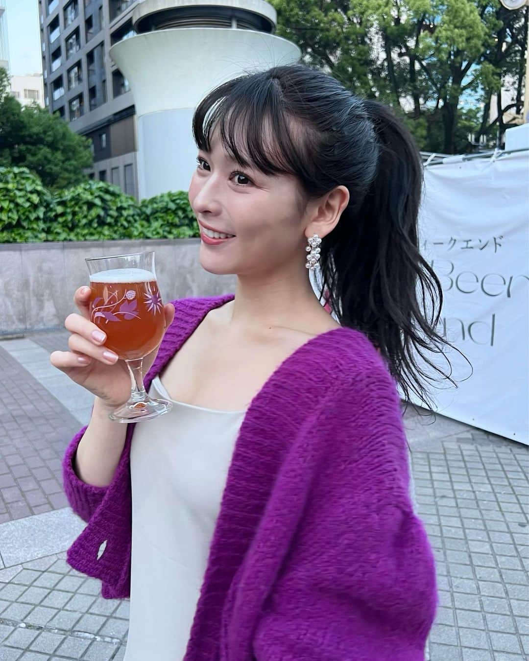 古川貴絵さんのインスタグラム写真 - (古川貴絵Instagram)「今年もいけた🍻💕 ビール大好き！！！  #久屋大通」5月4日 21時45分 - _kiegram