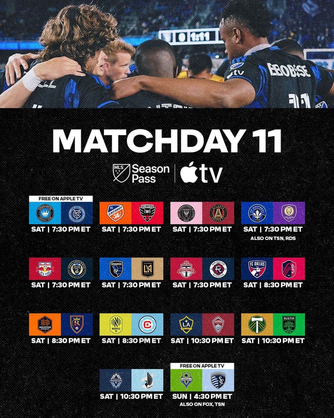 Major League Soccerのインスタグラム：「This weekend. 🙌」