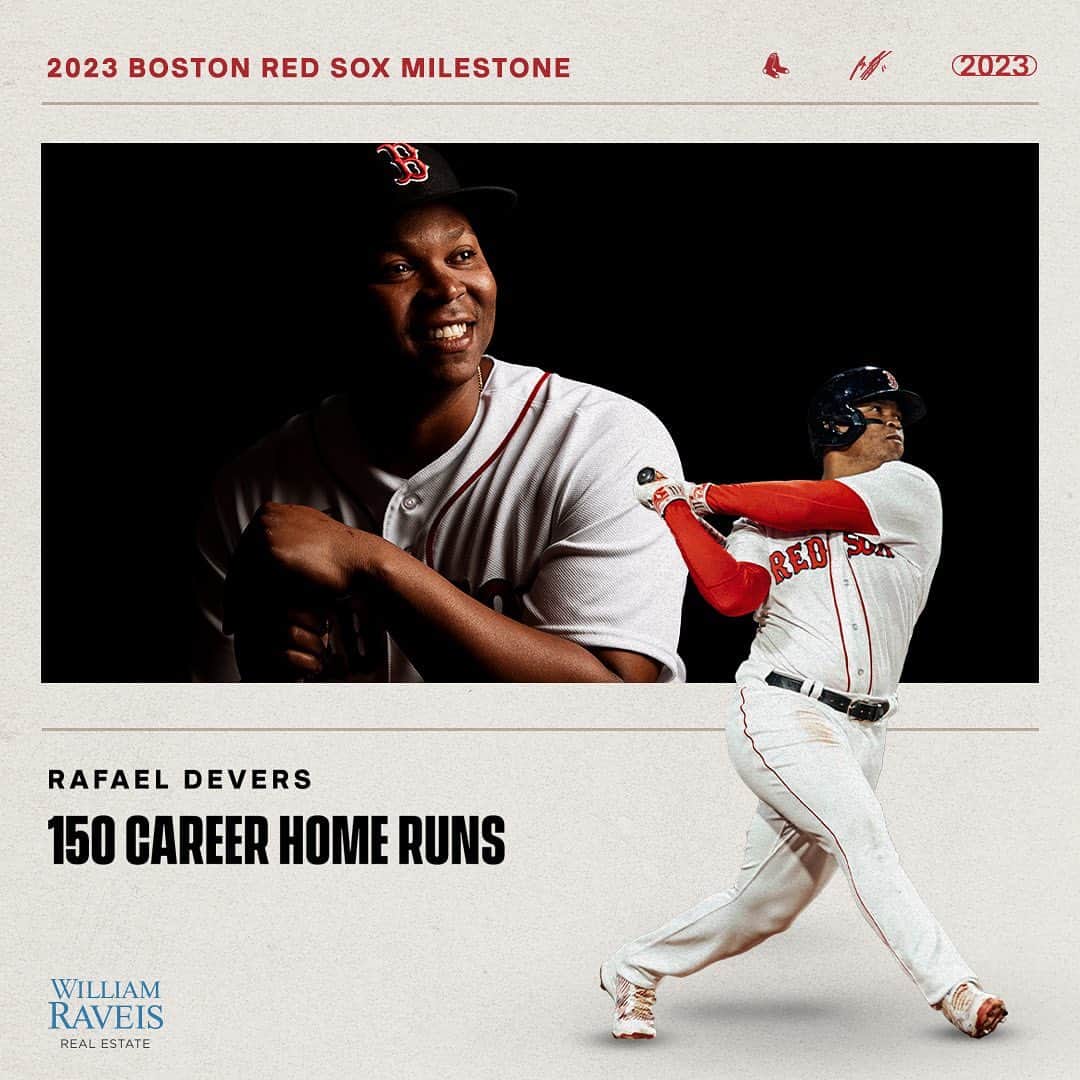 ボストン・レッドソックスのインスタグラム：「Seen this 150 times! Congrats, Raffy!」
