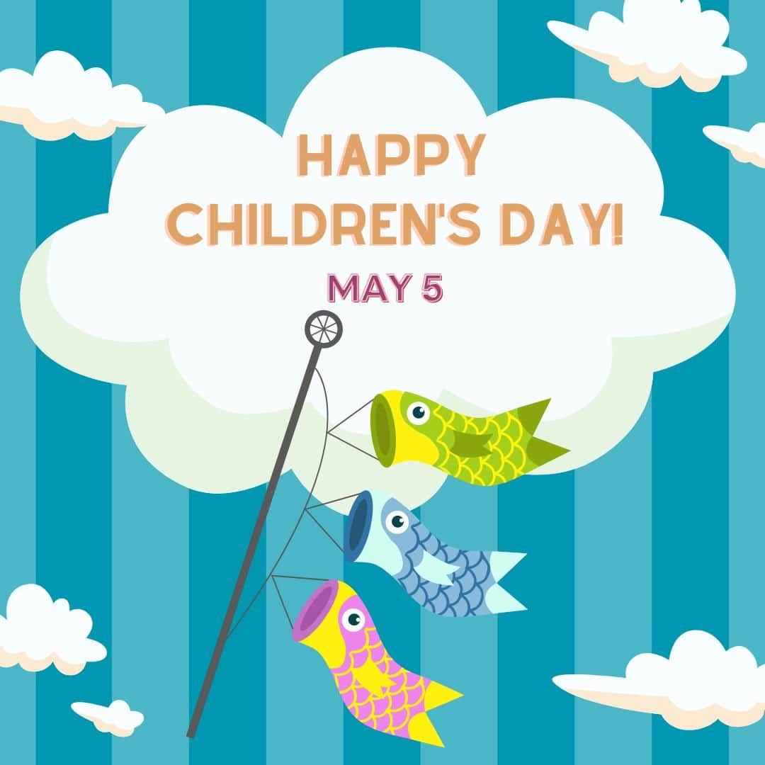 のインスタグラム：「Happy Children's Day! 楽しい一日をお過ごしください。🎏 #こどもの日」