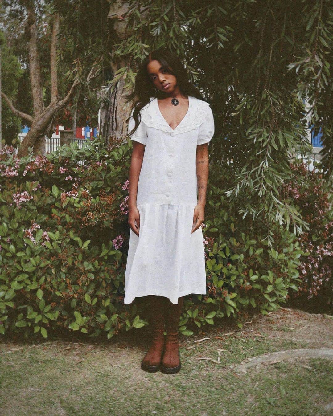 UNIFのインスタグラム：「Konoha Dress ✷ Aia Boot on @bby.bruh ❥」