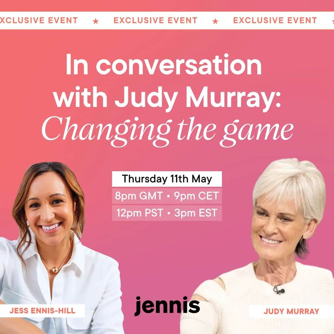 ジェシカ・エニス＝ヒルさんのインスタグラム写真 - (ジェシカ・エニス＝ヒルInstagram)「Really excited to be chatting to @judymurray_ about tennis, taboos and the things that will change the game for women in tennis. Join us via  the link in my bio」5月5日 2時00分 - jessicaennishill