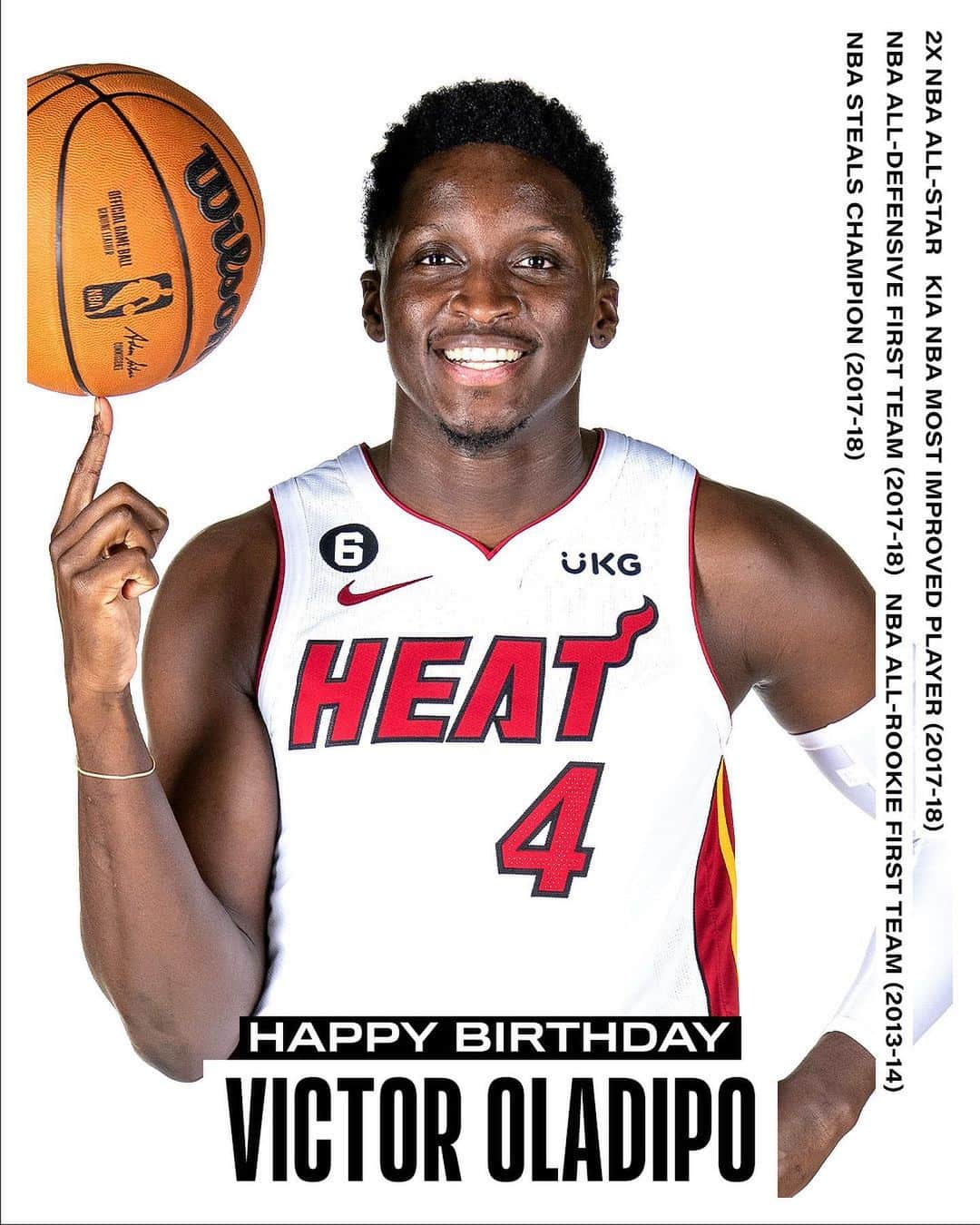NBAさんのインスタグラム写真 - (NBAInstagram)「Join us in wishing @victoroladipo of the @miamiheat a HAPPY 31st BIRTHDAY! #NBABDAY」5月5日 2時05分 - nba