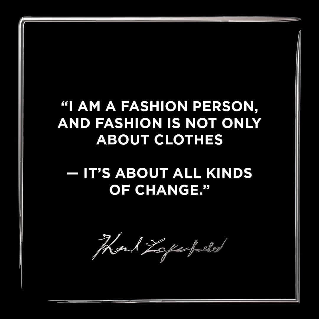 カールラガーフェルドさんのインスタグラム写真 - (カールラガーフェルドInstagram)「Wise words from the man of the moment. #KARLLAGERFELD」5月5日 3時48分 - karllagerfeld