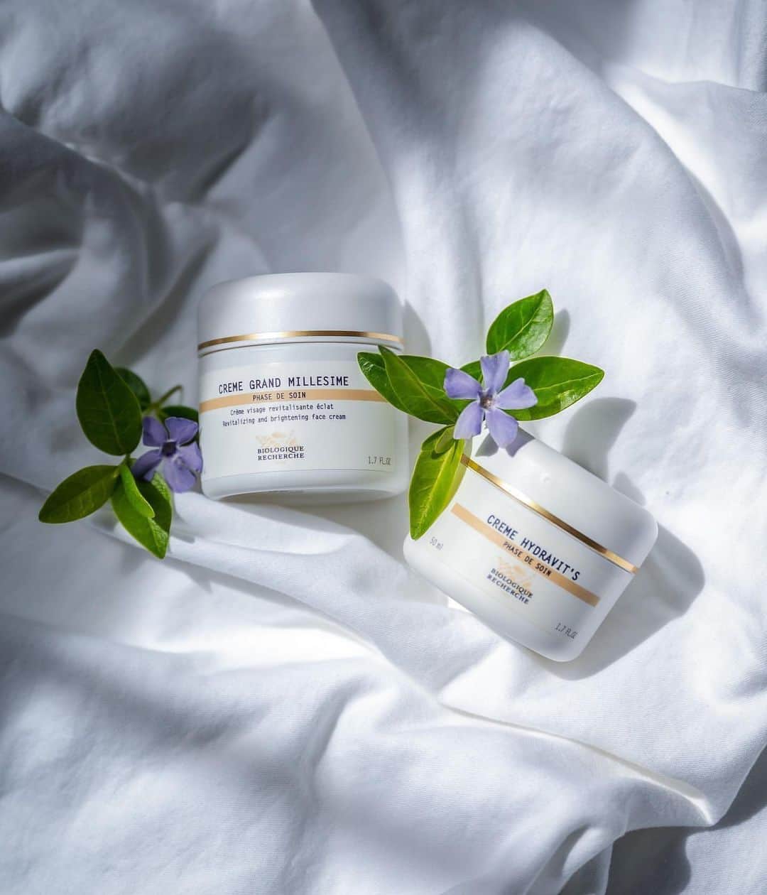 Biologique Recherche USAさんのインスタグラム写真 - (Biologique Recherche USAInstagram)「Breathe new life into dull complexions with our revitalizing creams 🪷  Crème Grand Millesime✨ restores moisture and radiance to dehydrated and tired Skin Instants©. It helps to prevent signs of aging by reactivating skin metabolism that slows down with age. Skin is left luminous and regenerated.   Crème Hydravit’S✨ acts on several levels to intensely moisturize the skin and provide deep, instant, and long-lasting hydration. Sea buckthorn berry, stabilized vitamin C, and mimosa tenuiflora extract promote cellular renewal to regenerate and energize the skin.   📸: @the_absoluteinfluencer   #BiologiqueRecherche #FollowYourSkinInstant #BuildingBetterSkin #radiantskin #wellnesswithBR #cremegrandmillesime #cremehydravits」5月5日 4時26分 - biologique_recherche_usa