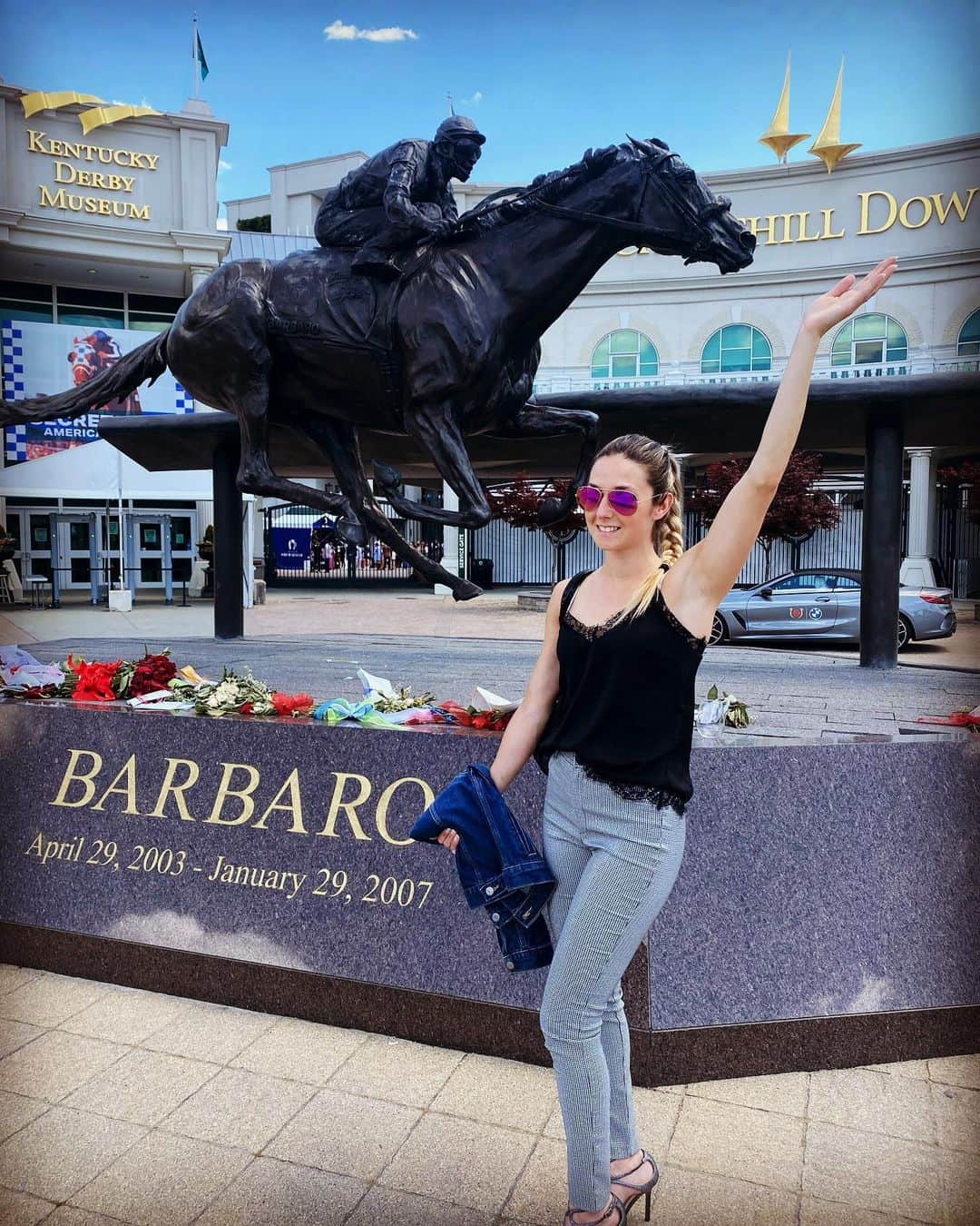 ミカエル・ミシェルのインスタグラム：「Back at @churchilldowns for the Derby Week 🤩」
