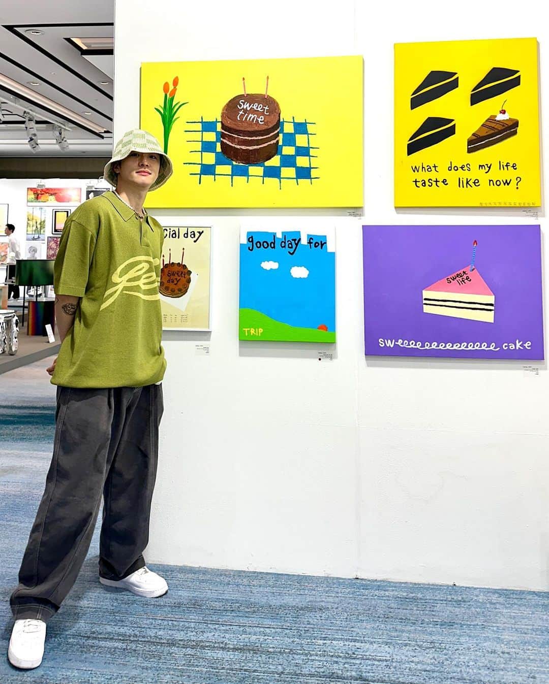 のインスタグラム：「Lotte Art Fair Busan   B - 7   @lottegallery_official  @janeclaire__official   #signielbusan   < Home sweet Home >」