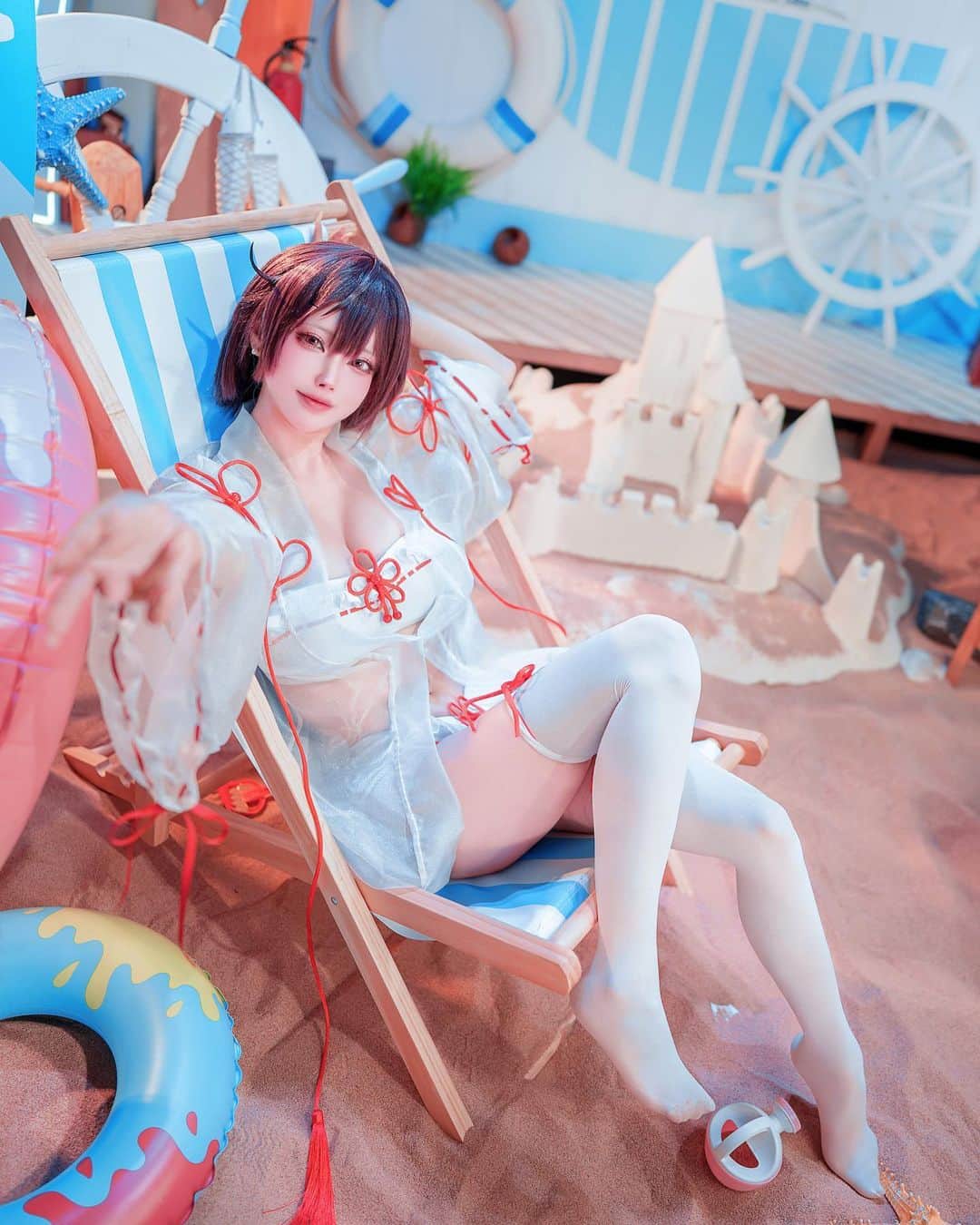EROKOのインスタグラム：「#アズールレーン #azurlane #doa #nagisa #凪咲」