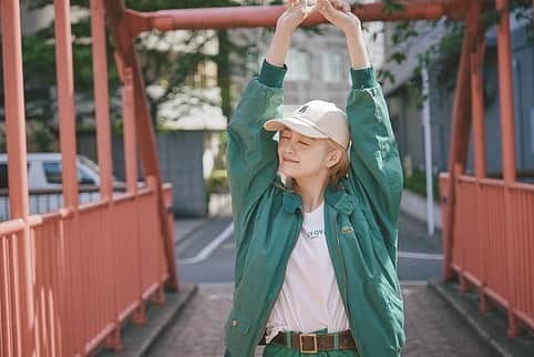 渡邊さくらのインスタグラム：「散歩大好き🐸」