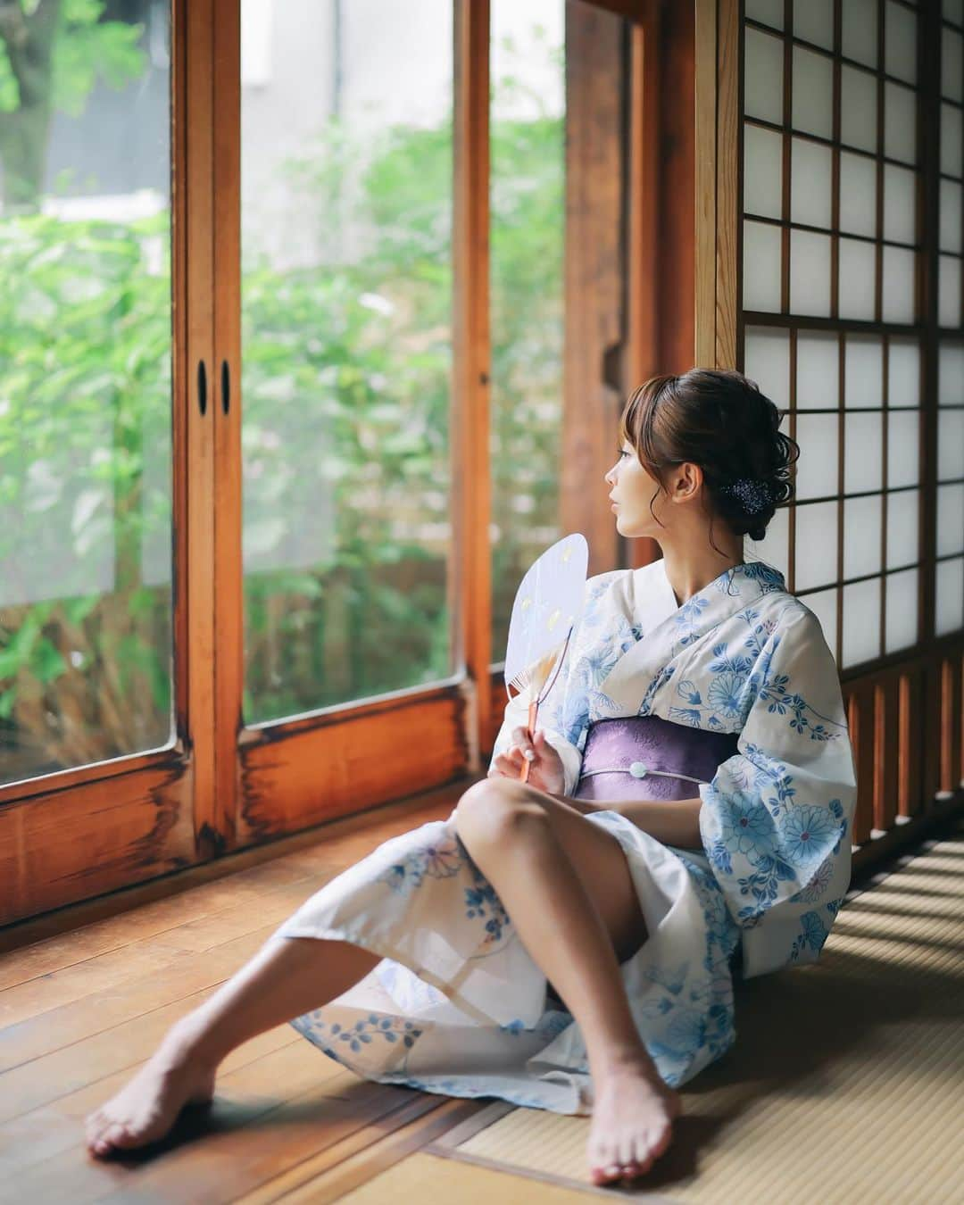 いくみのインスタグラム：「yukata . .  #写真 #いくみ #いく民 #日本的 #内衣 #photo #japanese #gravure #グラビア #portrait #japanesegirl#cosplayer #otaku #косплей #cosplaylife #cosplaying #코스프레 #كوسبلاي  #角色扮演 #valentine #ポートレート #浴衣 #yukata」