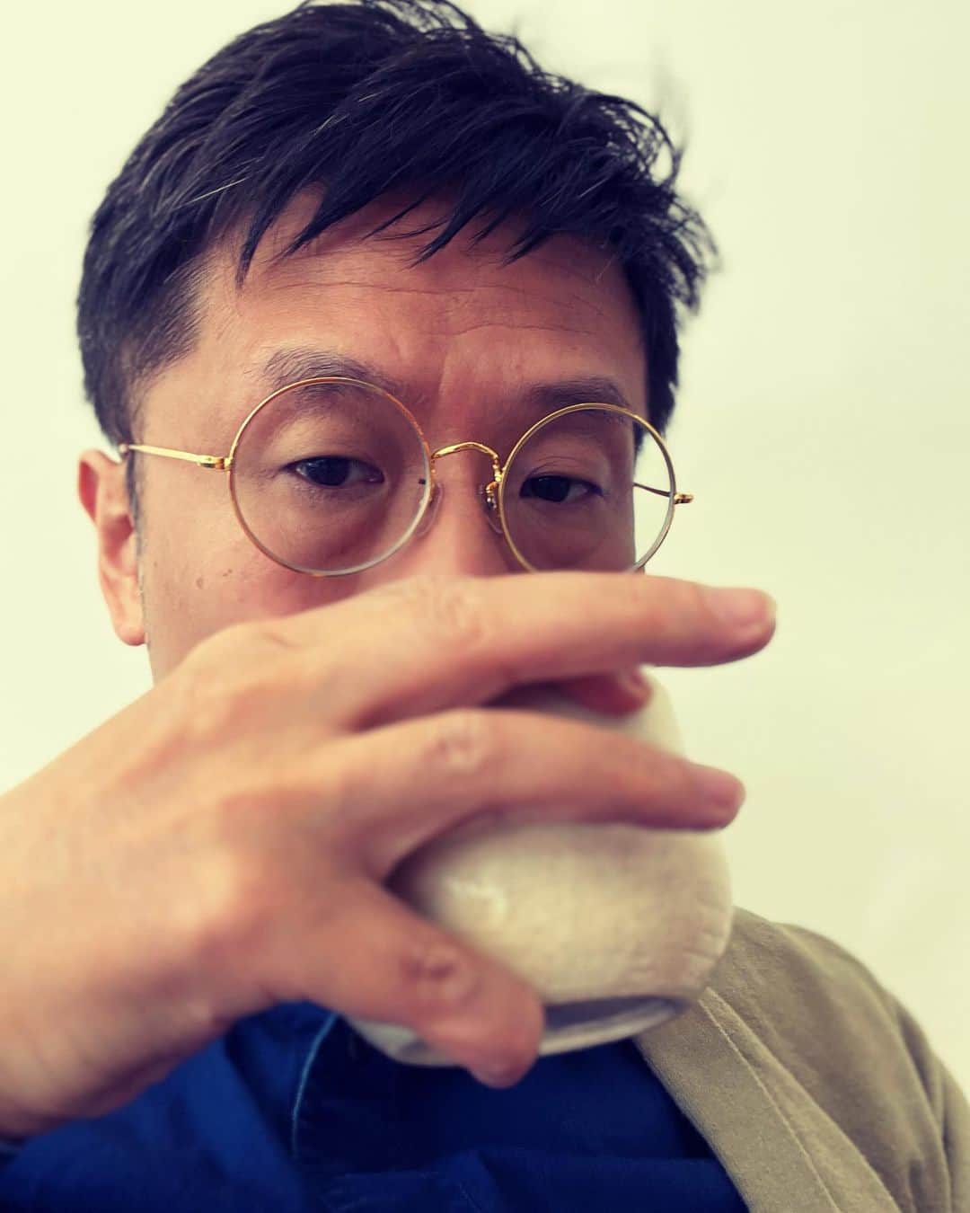 名越康文のインスタグラム：「#デイコーヒー #ハンドドリップコーヒー  #気圧頭痛  #珈琲が効きます」