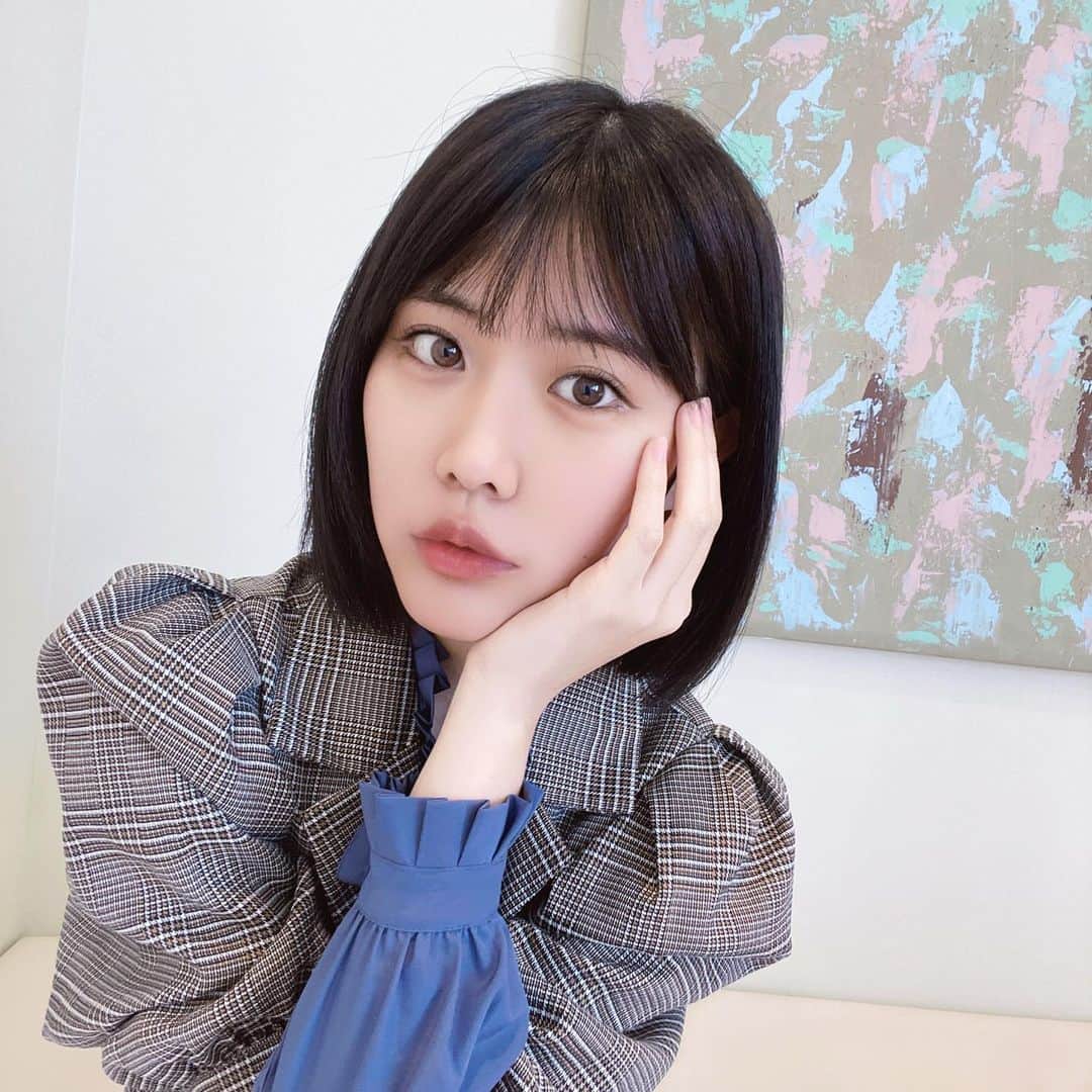 渡辺菜月のインスタグラム：「ん？  #なっちゃんスタイル #stu48 #渡辺菜月」