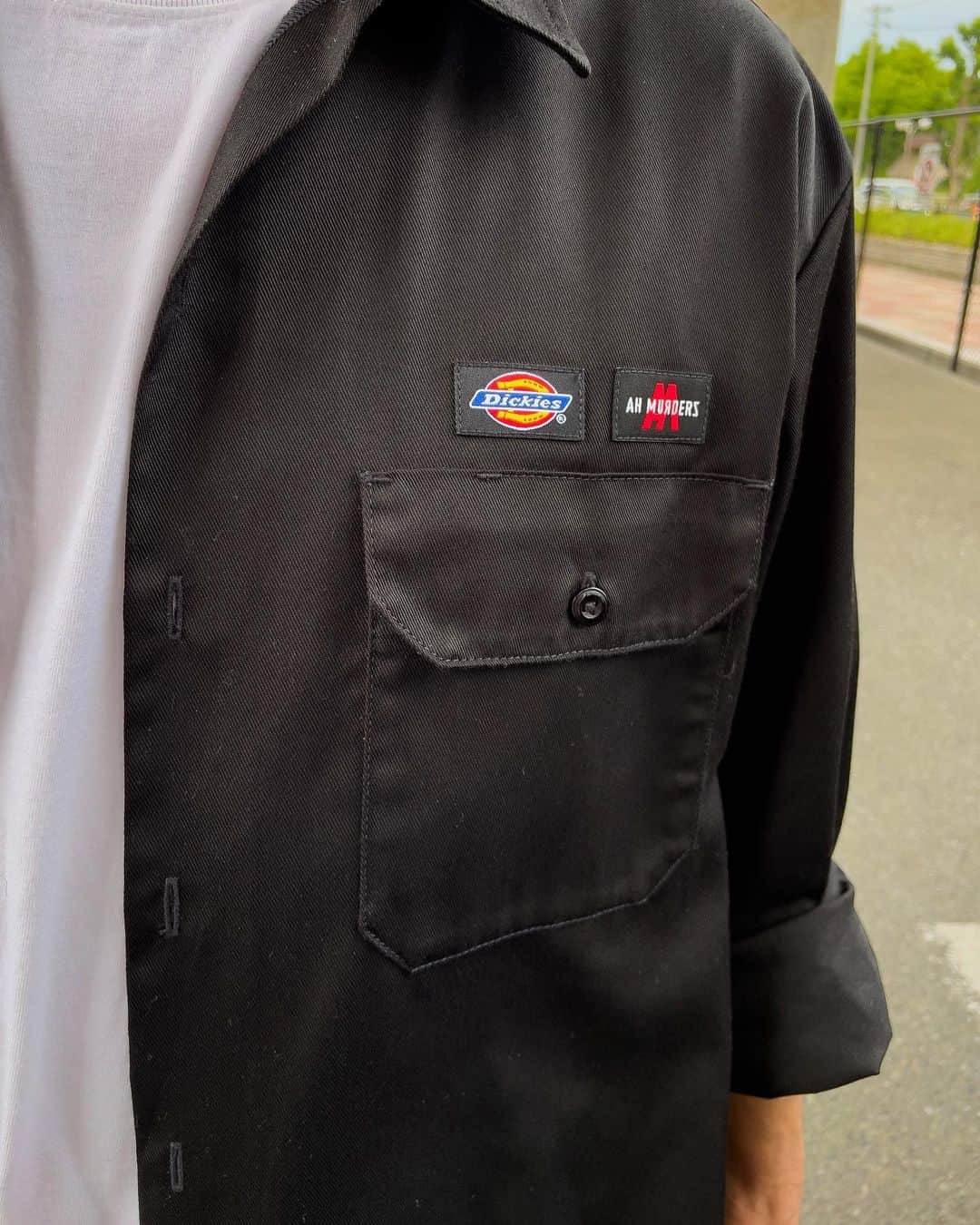 Juniorのインスタグラム：「ぼちぼち出るで！ Dickies✖️Ah murderz   #ahmurderz #dickies」