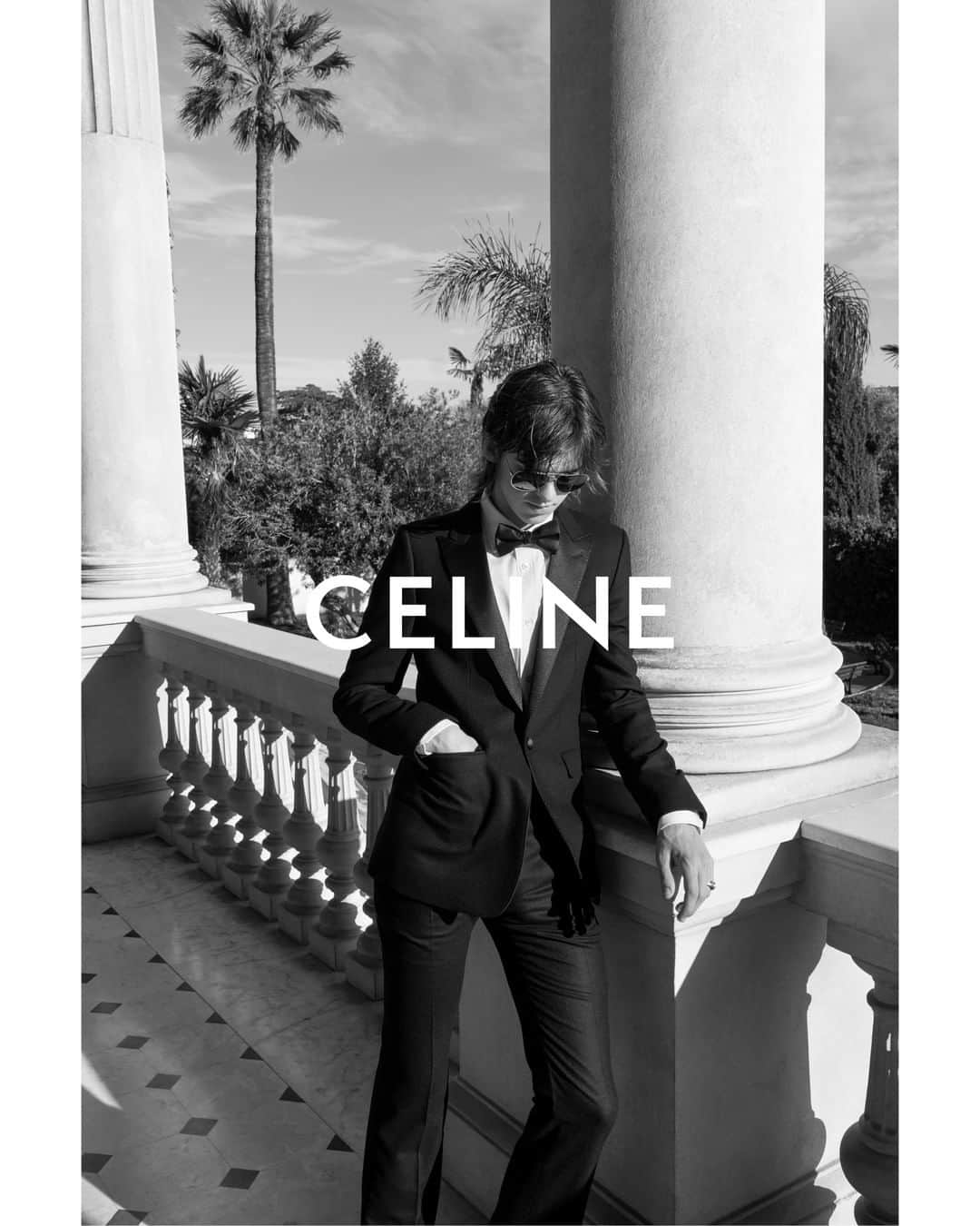 Celineさんのインスタグラム写真 - (CelineInstagram)「CELINE HOMME  BLACK TIE  EARL CAVE @PSYCHOEARLI  @HEDISLIMANE PHOTOGRAPHY NICE FRENCH RIVIERA MARCH 2023  #CELINEHOMME #CELINEPORTRAIT #CELINEBYHEDISLIMANE」5月5日 15時00分 - celine