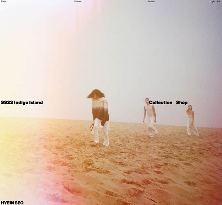HYEIN SEOのインスタグラム：「HYEINSEO.COM  Website  Art direction and graphic design Post Poetics @postpoetics Wan Cho @wofpp Hyojune Lee @hyojune_lee  Development Yeonjeong Cho」