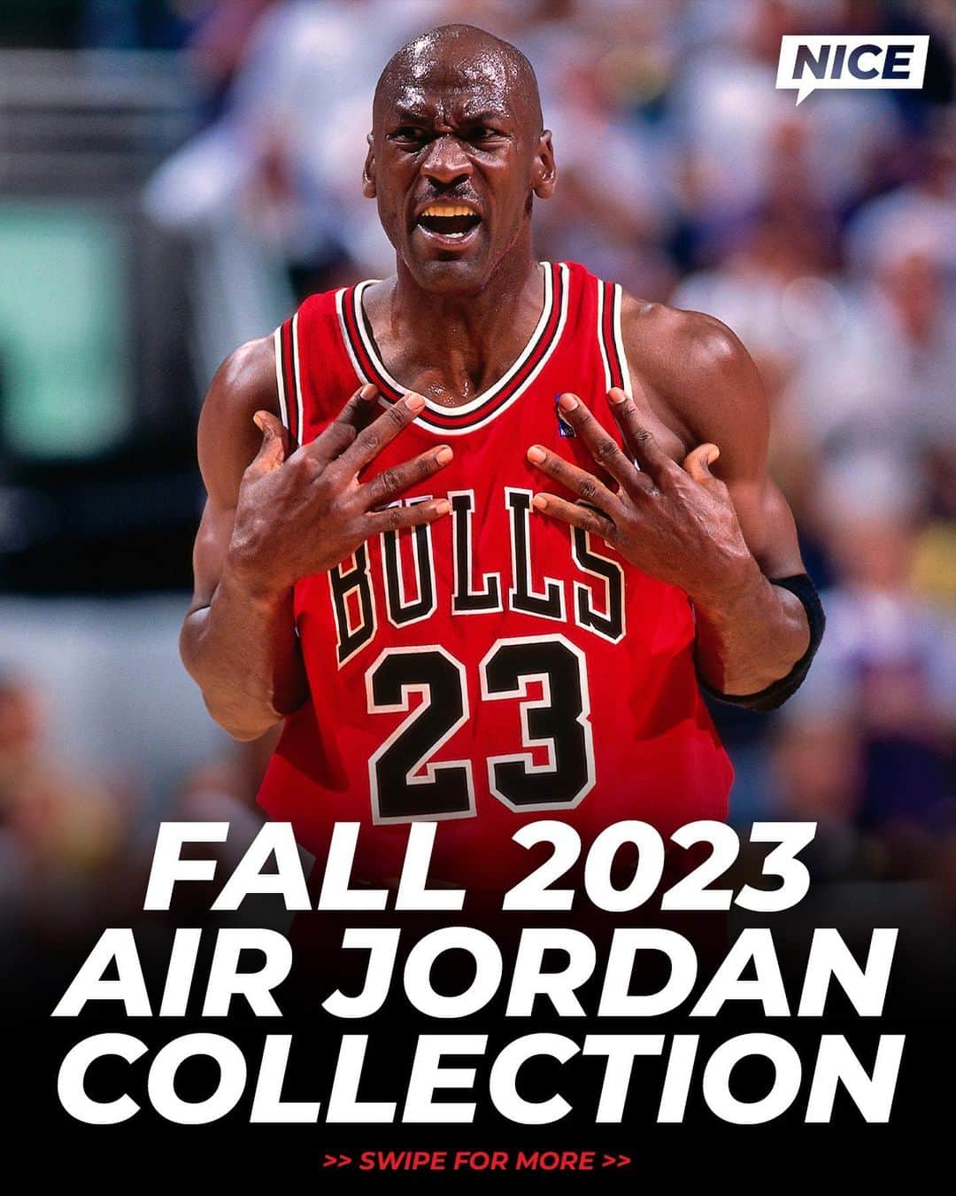 のインスタグラム：「Which pairs from the Air Jordan Retro Fall ‘23 lineup are you after? 👀 @nicedrops   LINK IN BIO for the 2023 Air Jordan release dates calendar 📲🗓️」