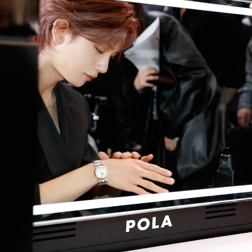 ジョシュアのインスタグラム：「🖤 #광고 #POLA #폴라 #폴라뷰티 @pola_official_korea」