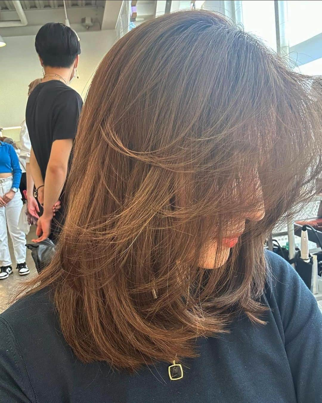 神能裕貴さんのインスタグラム写真 - (神能裕貴Instagram)「大人気の有末ヘアー🦋 Newヘアーは重ためなベースに、レイヤーをたっぷり入れたS/Sレイヤードスタイル！ カットはバランスが大切.  #butterflyhair #butterflyhairclips  #butterflycut #layeredcut」5月5日 20時40分 - kannohair