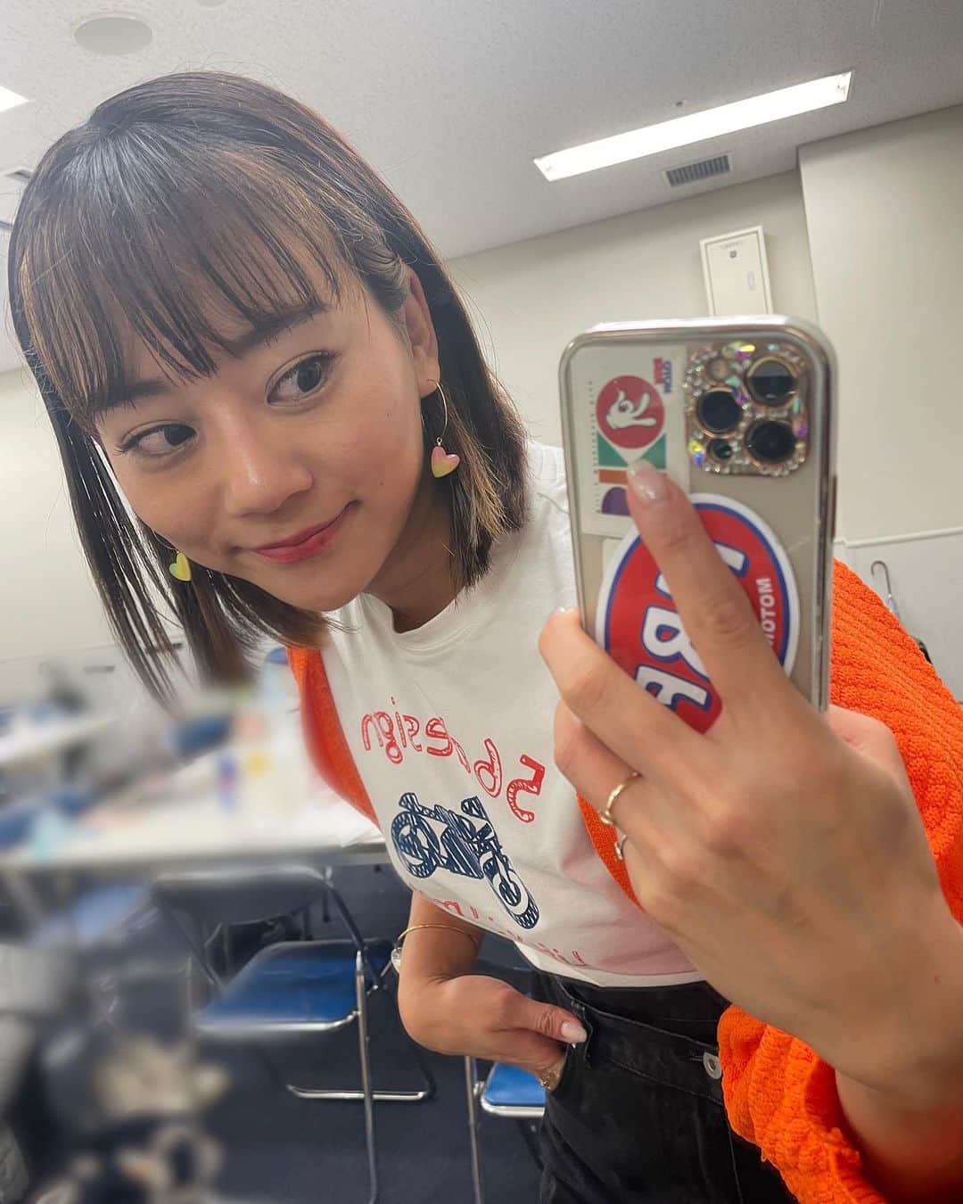 指出瑞貴さんのインスタグラム写真 - (指出瑞貴Instagram)「📺💜💜🧡🌸  #BS11 #motorise #モトライズ #oa 5/7 22:00~  #東京モーターサイクルショー  の様子をお届けします。 ソロリポートにも挑戦しました。どこのブースでしょうか！笑　ドッキドキ。。1人なんだもの🥺🥺笑 ぜひご覧ください！  #maisonspecial #shimamura #56design #nike All thank you 💘💘」5月5日 20時54分 - sashidemizuki