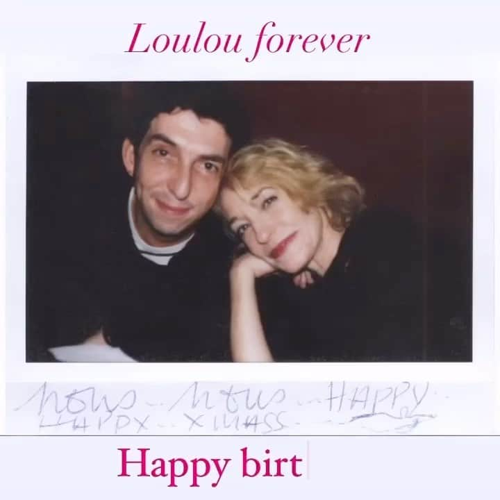 ミッシェルクランのインスタグラム：「Thinking about my forever missed friend Loulou de la falaise on her birthday  Closest and most wonderful friend, missing you every day and wishing you a wonderful birthday  #louloudelafalaise #bestmemories @luciedelafalaise @danieldelafalaise @annaklossowski @arielderavenel  #friendsandfamily」