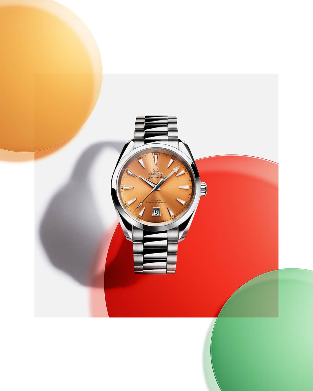 オメガのインスタグラム：「#AquaTerraShades: EVERY SHADE OF YOU. Choose a colour and play with your style.  #OMEGA」