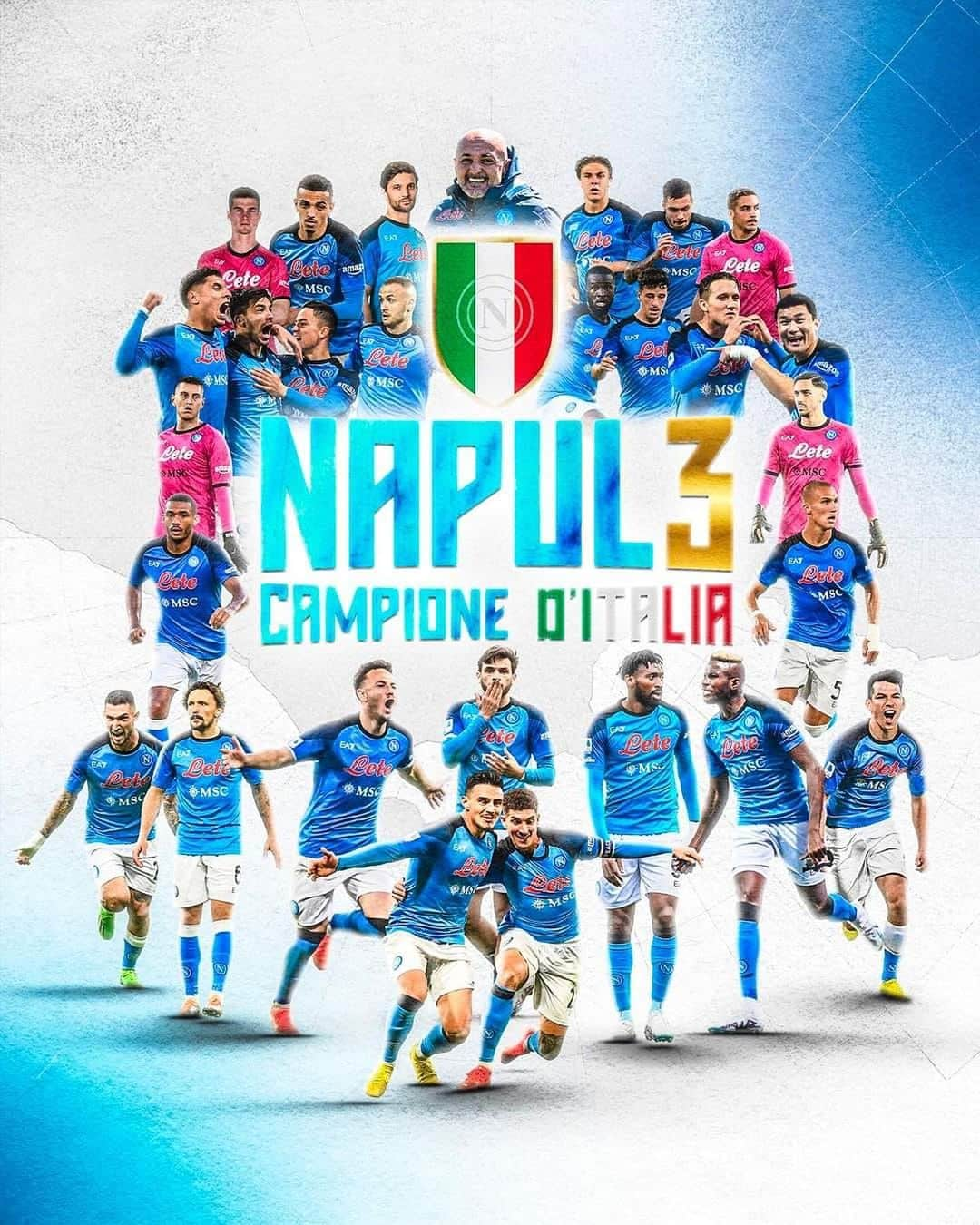 ピオトル・ジエリンスキさんのインスタグラム写真 - (ピオトル・ジエリンスキInstagram)「CAMPIONI D’ITALIA 🏆💙🥳⚽️」5月5日 21時01分 - zielu_94