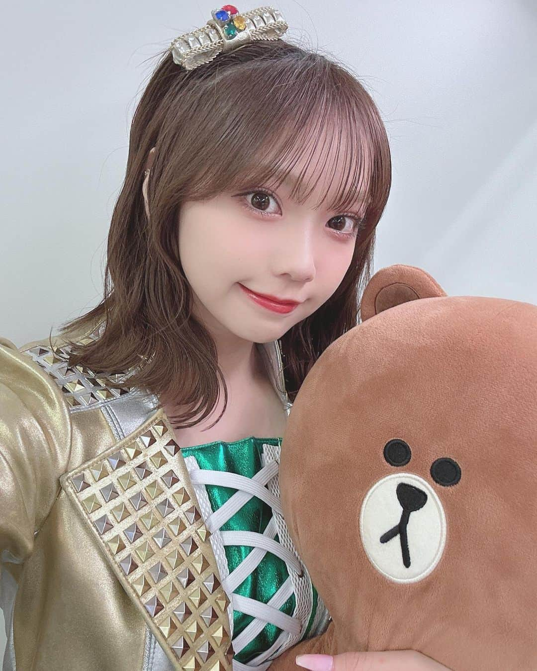 仲村和泉さんのインスタグラム写真 - (仲村和泉Instagram)「🐻🐰🩷 ⁡ ⁡ ⁡ ⁡ ⁡ ⁡ ⁡ #アイドル #idol #アイドル衣装 #ブラウン #コニー #linefriends」5月5日 21時26分 - izurin_0315