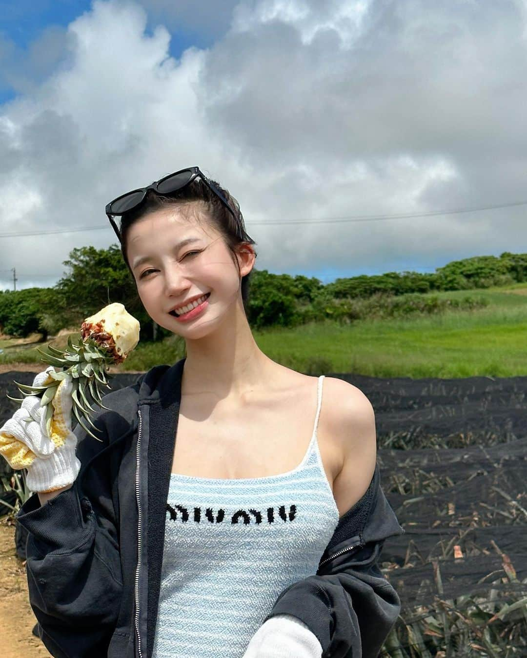 小倉優香さんのインスタグラム写真 - (小倉優香Instagram)「🍍🍍🧡  #パイナップル #夏 #小倉ゆうか」5月5日 21時32分 - ogurayuka_official