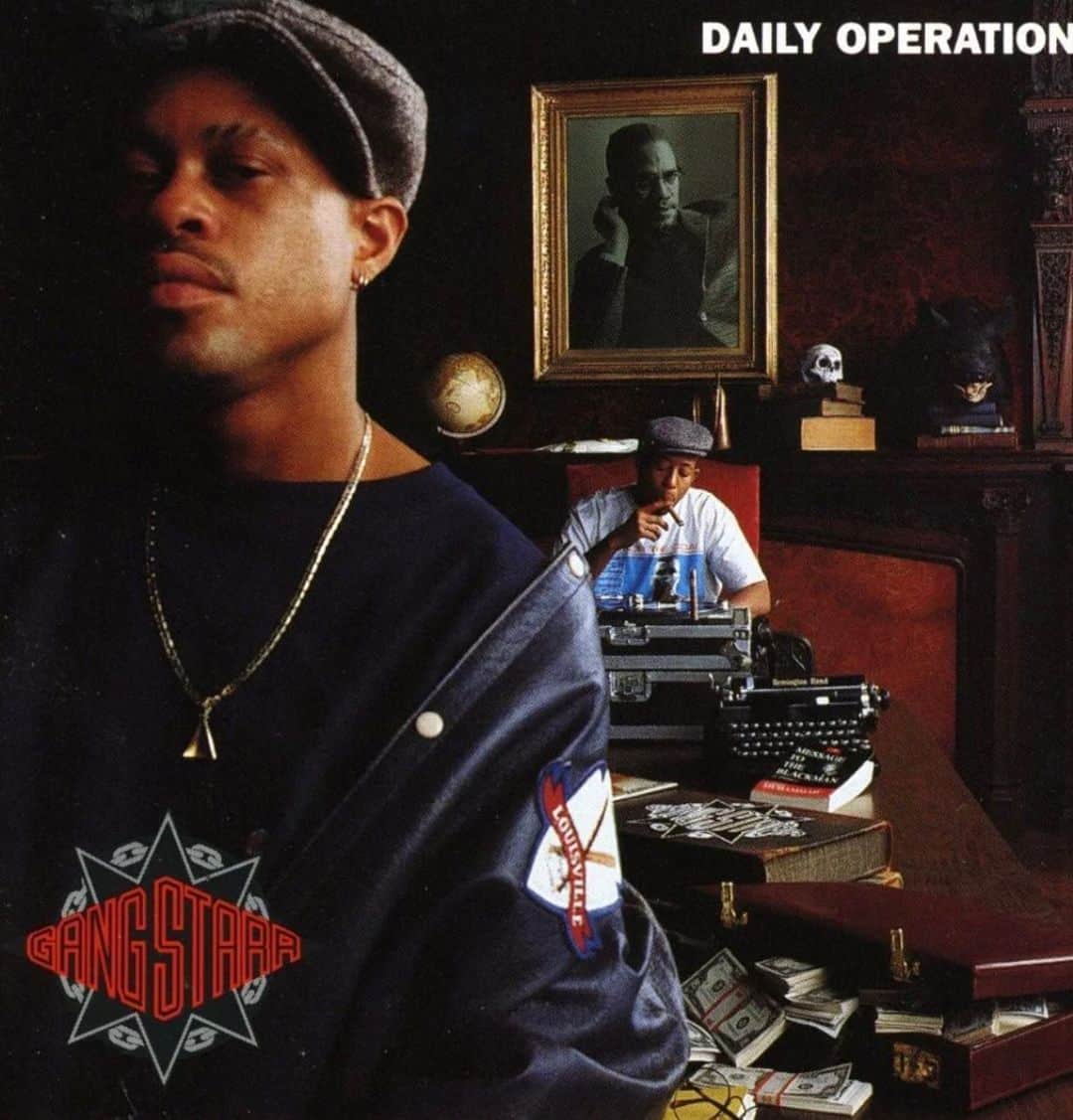 DJプレミアのインスタグラム：「Salute to 31 years this LP was birthed. @gangstarr  "DAILY OPERATION". The debut of @jeru_thedamaja #lildap ("I'm The Man). We Love You and Miss You Goo!  R.I.P. 🙏🏾💚🕊️  @eddiesancho @unkledex519 @kingsabor @kieranwalsh67 @bigdlot @douglasgrama  @bigshuggangstarr @keithcelam @justinnelamruff @coachelam」