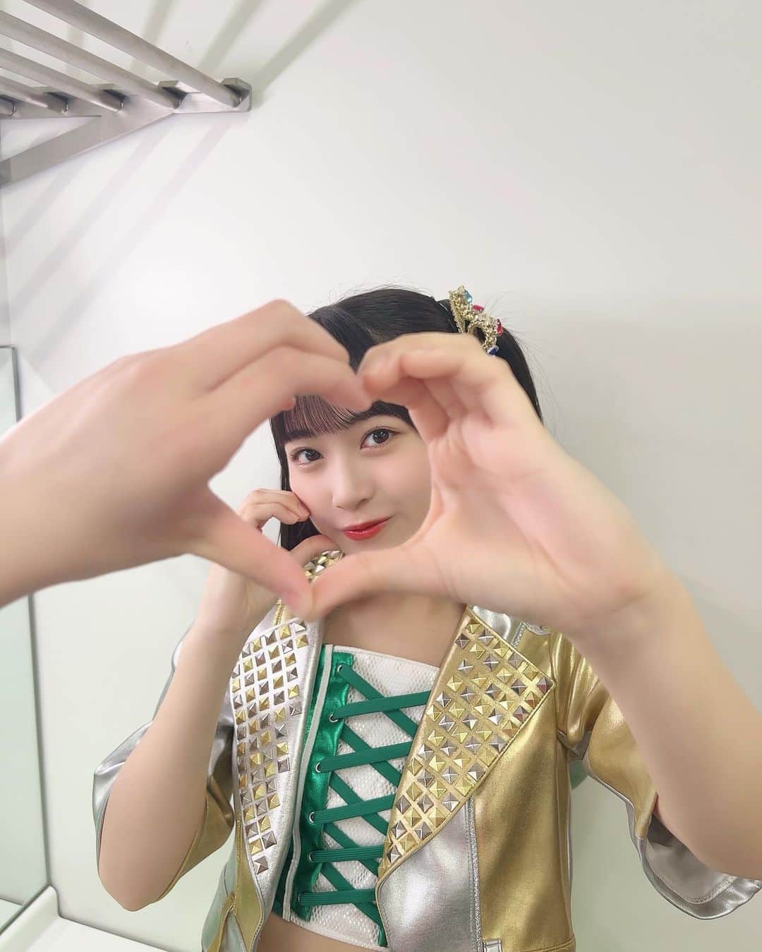 杉山歩南のインスタグラム：「🫶🏻♡🫶🏻♡       #ske48春のチームコンサート2023  #ツインテール」