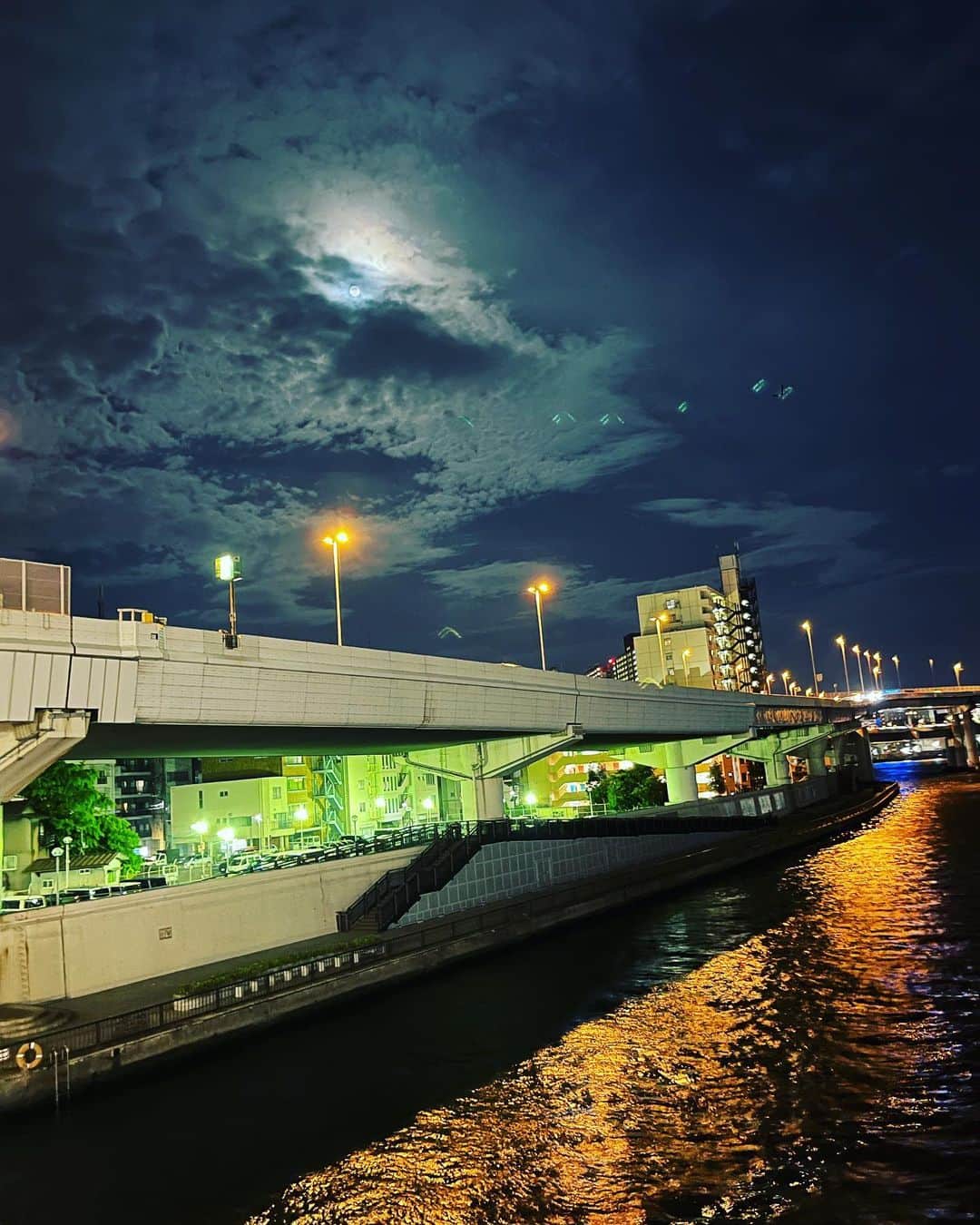 林伊織さんのインスタグラム写真 - (林伊織Instagram)「稽古帰り、いつもの橋から。」5月5日 22時18分 - iori_haya4
