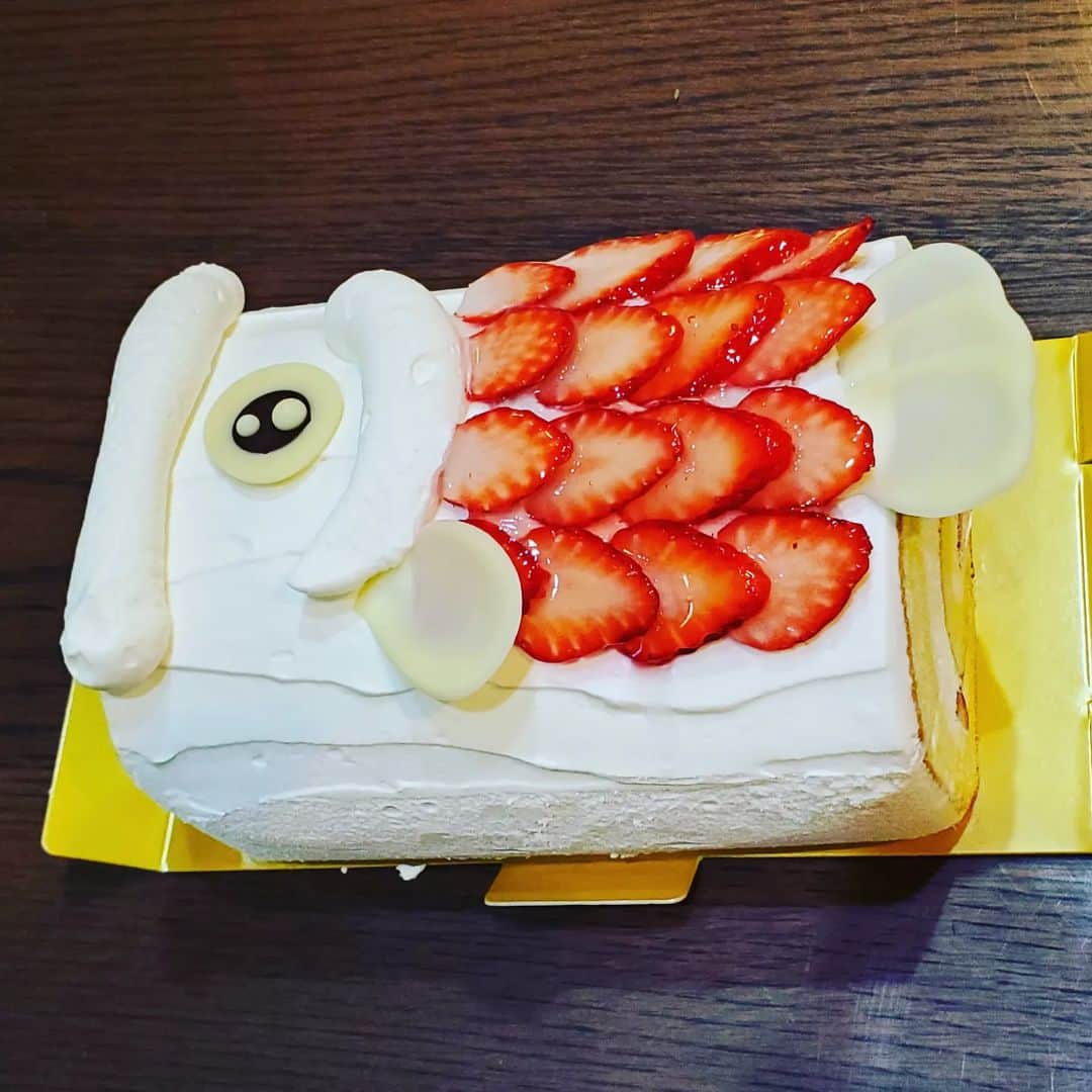 粉川真一さんのインスタグラム写真 - (粉川真一Instagram)「鯉のぼりロールケーキをゲット。  ただし、よく考えて家族に切り分けないとケンカになりそうだ。  こりゃ難しい...」5月5日 22時49分 - mrt.kokawa