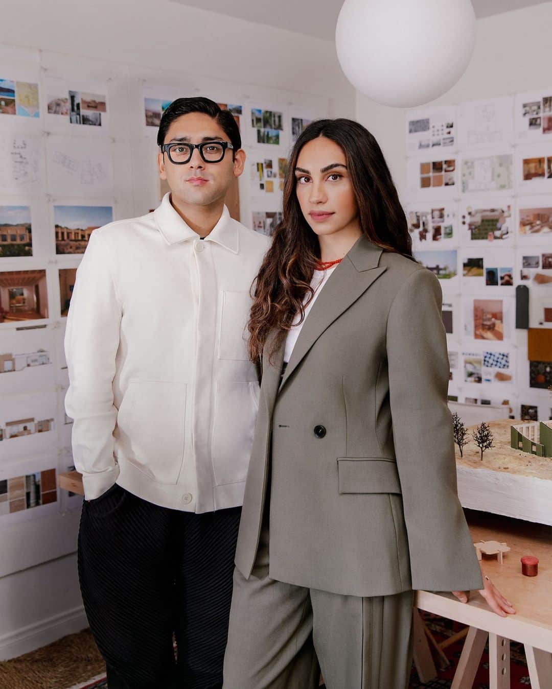 ELLE DECORさんのインスタグラム写真 - (ELLE DECORInstagram)「Ten years after meeting (and falling in love) at Pratt Institute’s architecture program, Zabie Mustafa (at left) and Neda Kakhsaz formed Studio Muka (@studio.muka). Their work is rooted in location and history, with projects ranging from eco-friendly desert escapes to Brentwood homes with a Wiener Werkstätte edge. “We look at every project as an opportunity to learn something new,” says Kakhsaz, who previously worked with ELLE DECOR A-List firm Studio Shamshiri. “Discovery and experimentation are taken very seriously, but we’re also romantics. Design serves a function, but it should ultimately evoke feeling.”  Click on the link in the bio to learn more about Studio Muka and seven other new design talents, showcased in our May 2023 Debuts issue, who are proving that the future of design is in good hands. Written by @cokhio. Photographed by cheril_sanchez」5月5日 23時01分 - elledecor