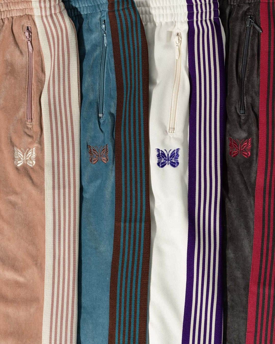ガーブストアのインスタグラム：「Needles Trackpants... Poly or Velour? ⁠ ⁠ Available now, in-store and online! ⁠」